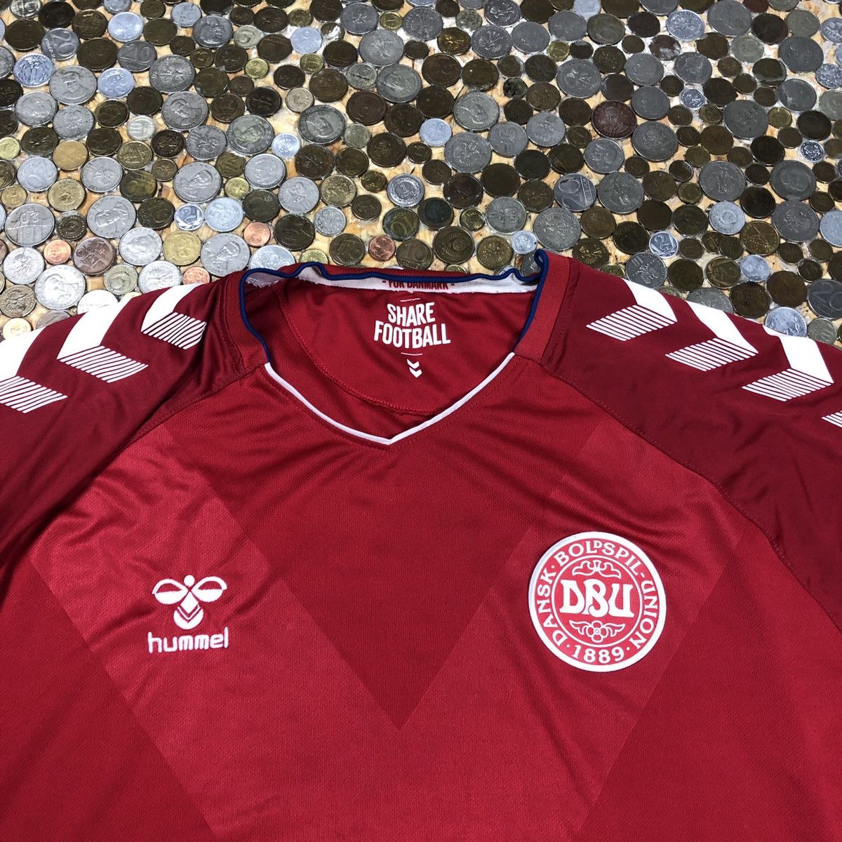 Hummel Hummel Denmark football national team Tee Size US XL / EU 56 / 4 - 2 Thumbnail
