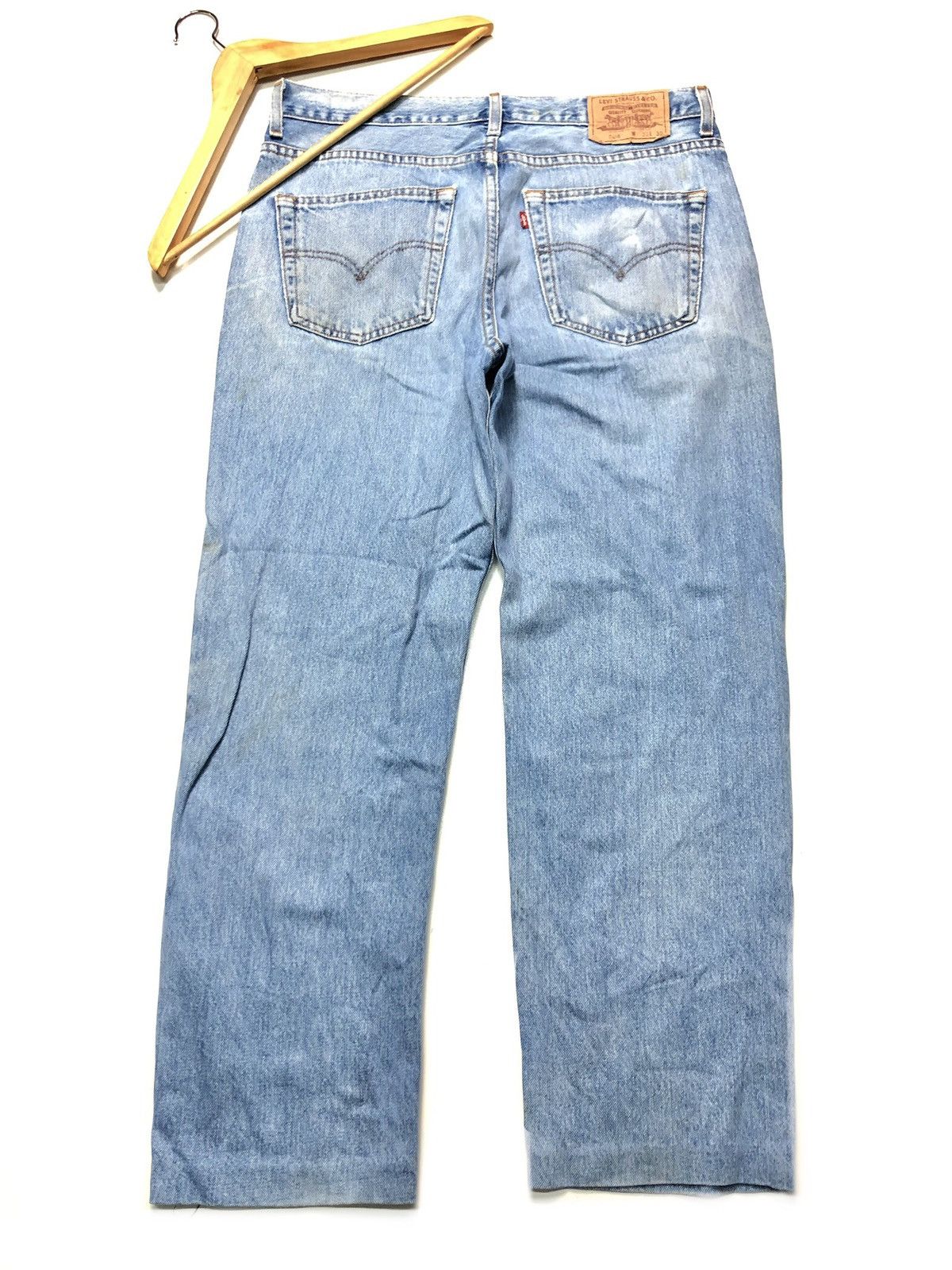 Levi's × Vintage VINTAGE LEVIS BLUE WASH DISTRESSED DENIM Size US 34 / EU 50 - 1 Thumbnail