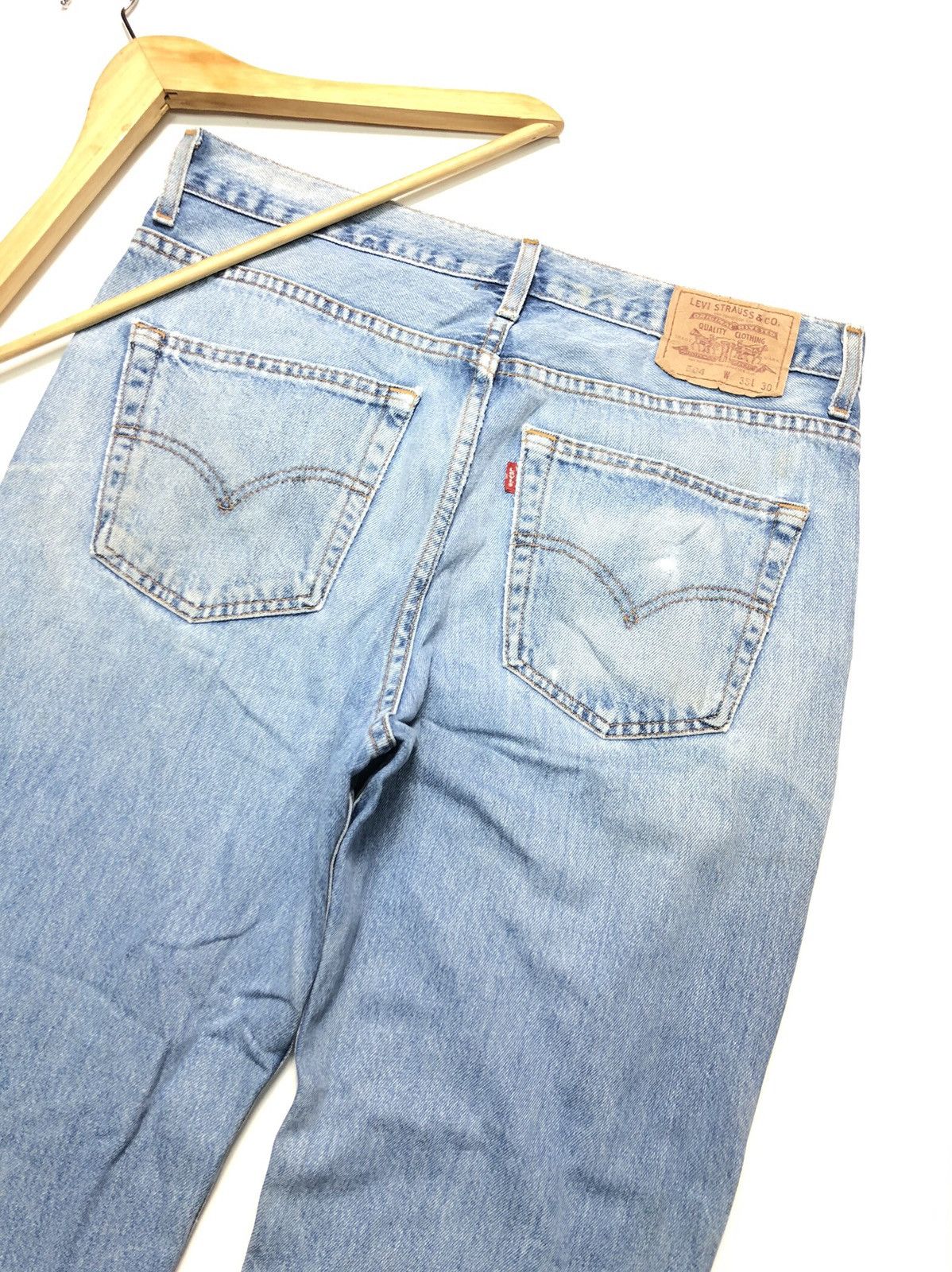 Levi's × Vintage VINTAGE LEVIS BLUE WASH DISTRESSED DENIM Size US 34 / EU 50 - 2 Thumbnail
