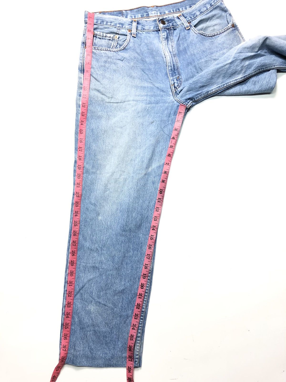 Levi's × Vintage VINTAGE LEVIS BLUE WASH DISTRESSED DENIM Size US 34 / EU 50 - 16 Thumbnail