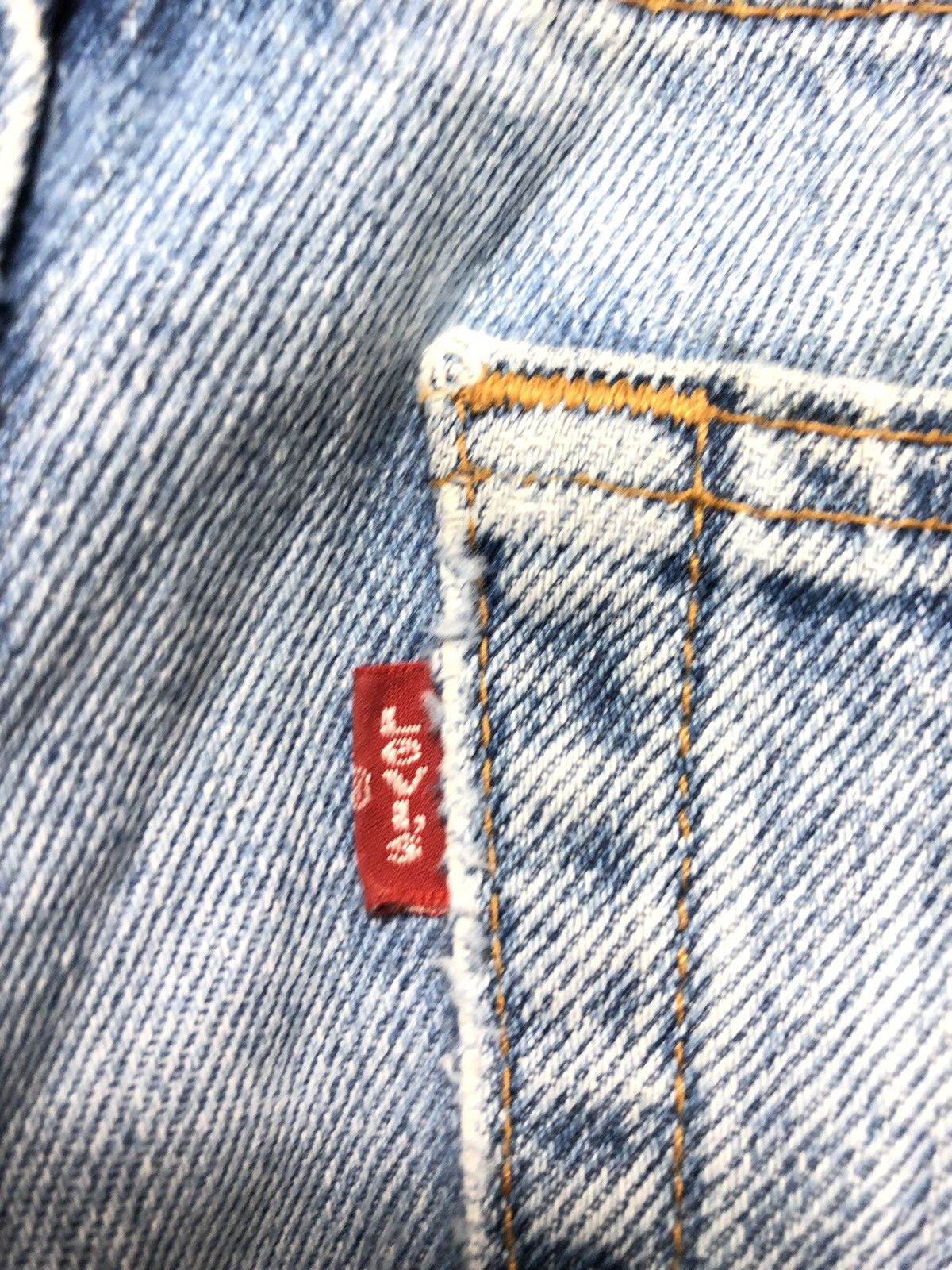 Levi's × Vintage VINTAGE LEVIS BLUE WASH DISTRESSED DENIM Size US 34 / EU 50 - 4 Thumbnail