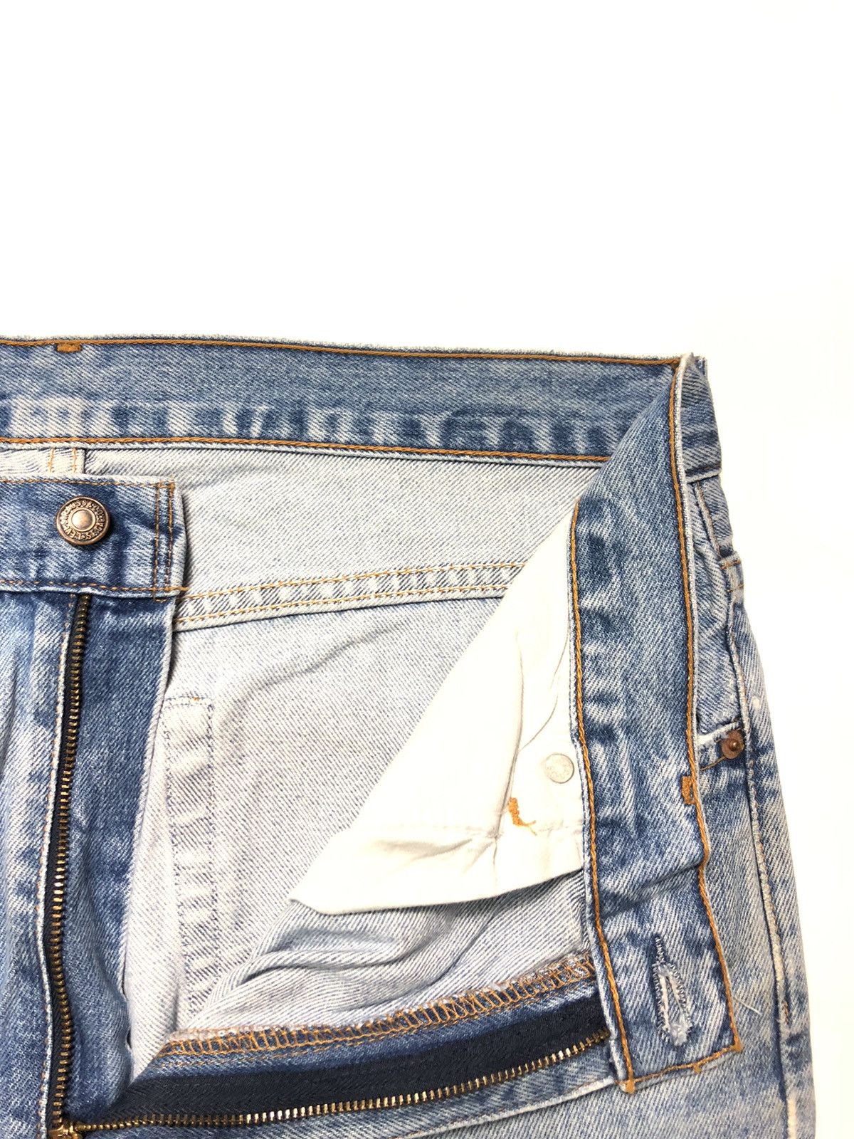 Levi's × Vintage VINTAGE LEVIS BLUE WASH DISTRESSED DENIM Size US 34 / EU 50 - 9 Thumbnail