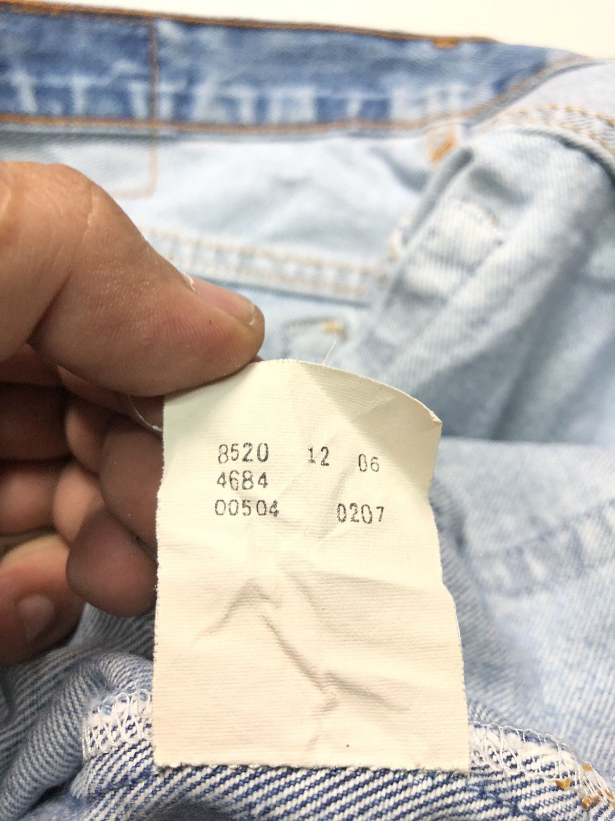 Levi's × Vintage VINTAGE LEVIS BLUE WASH DISTRESSED DENIM Size US 34 / EU 50 - 11 Thumbnail