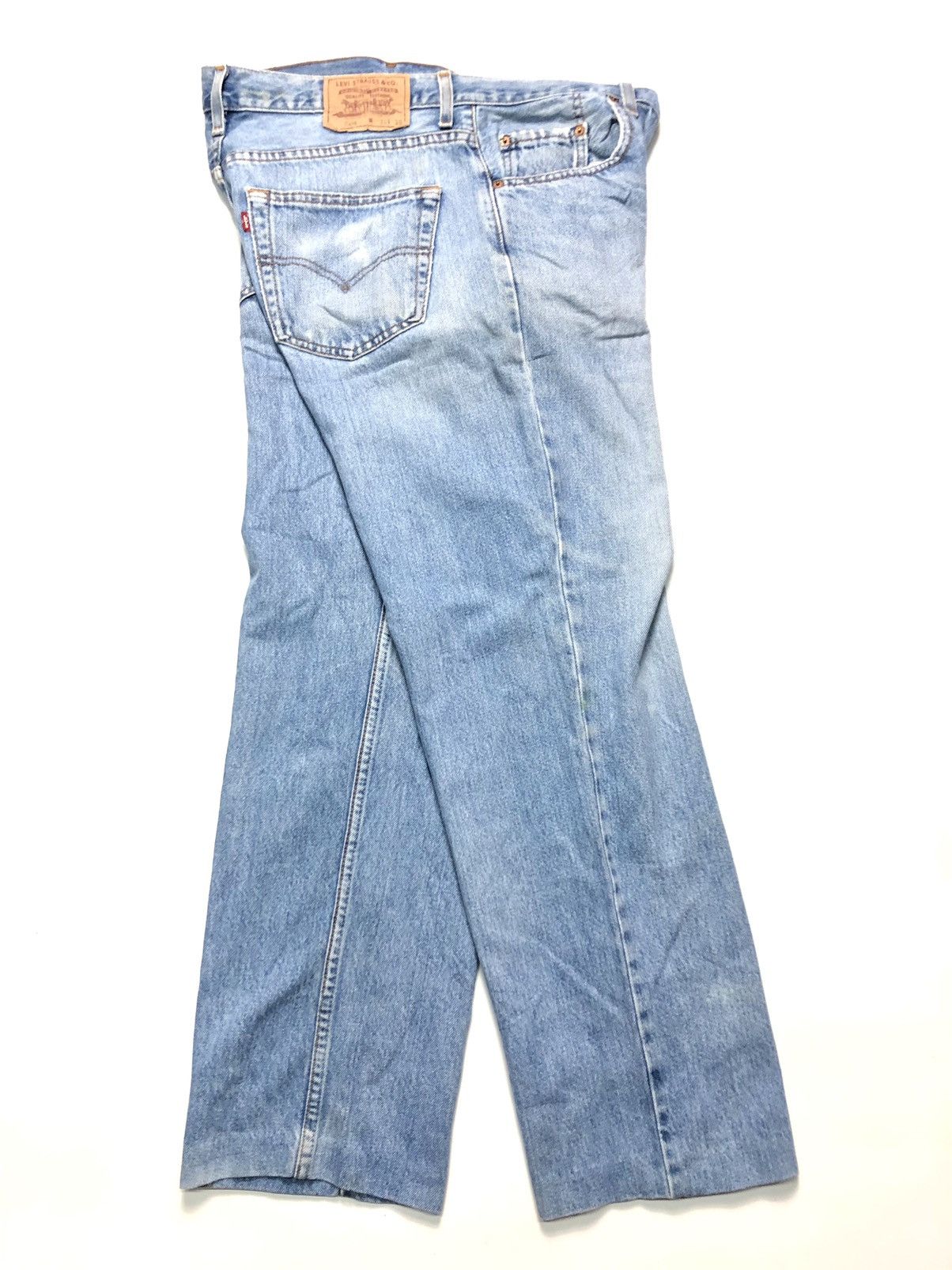 Levi's × Vintage VINTAGE LEVIS BLUE WASH DISTRESSED DENIM Size US 34 / EU 50 - 14 Thumbnail