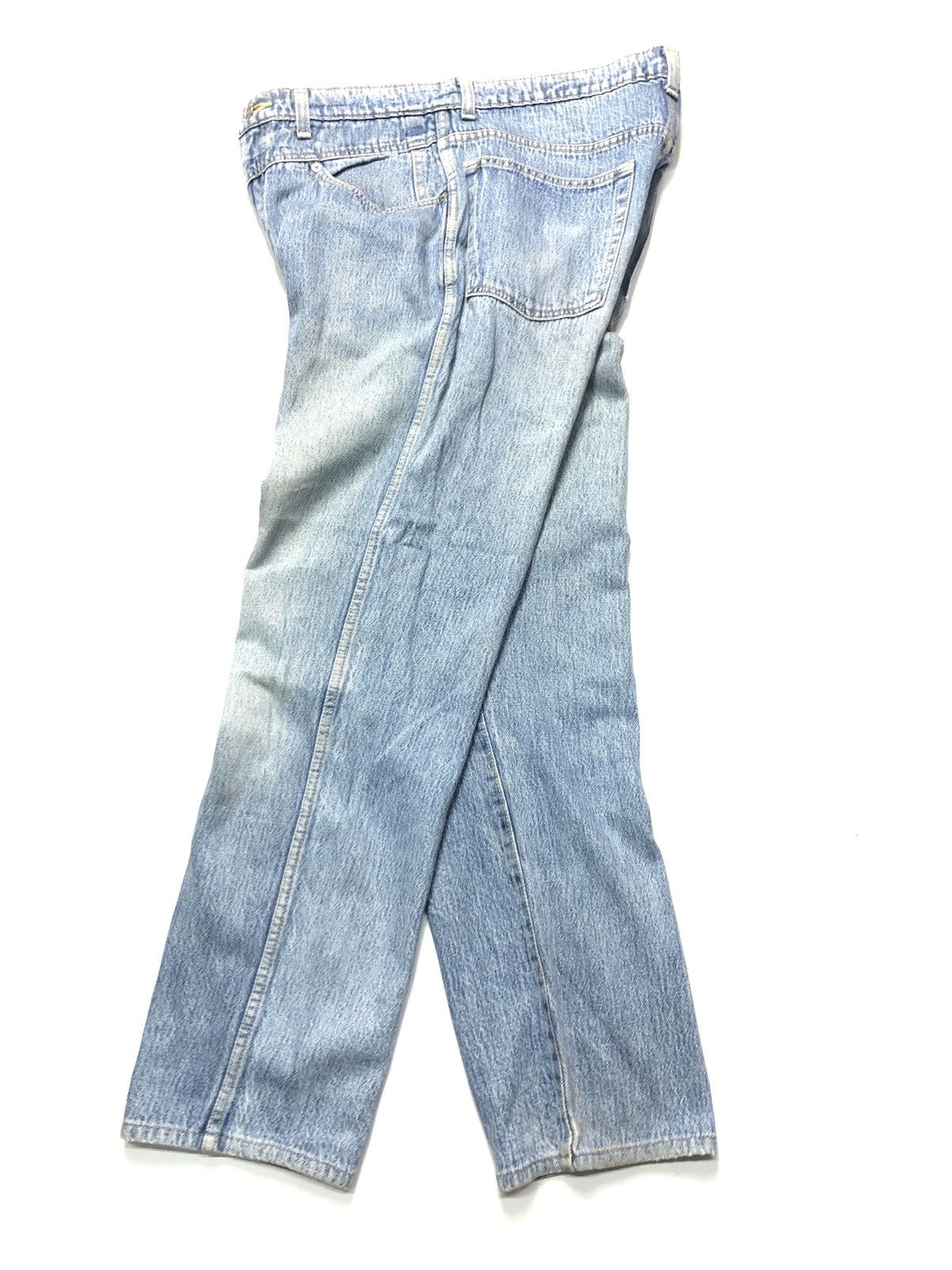 Vintage × Wrangler VINTAGE WRANGLER 915 NEW YORK USA STYLISH DISTRESSED DENIM Size US 33 - 12 Thumbnail
