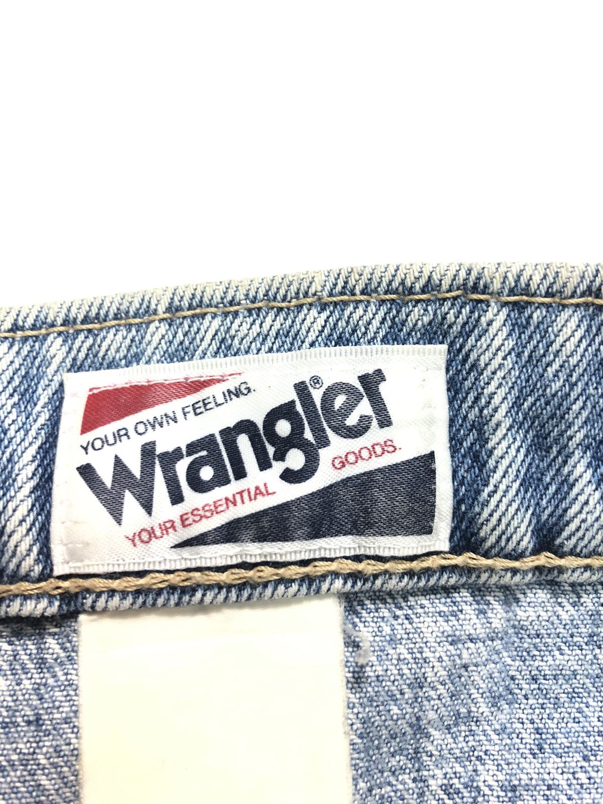 Vintage × Wrangler VINTAGE WRANGLER 915 NEW YORK USA STYLISH DISTRESSED DENIM Size US 33 - 9 Thumbnail