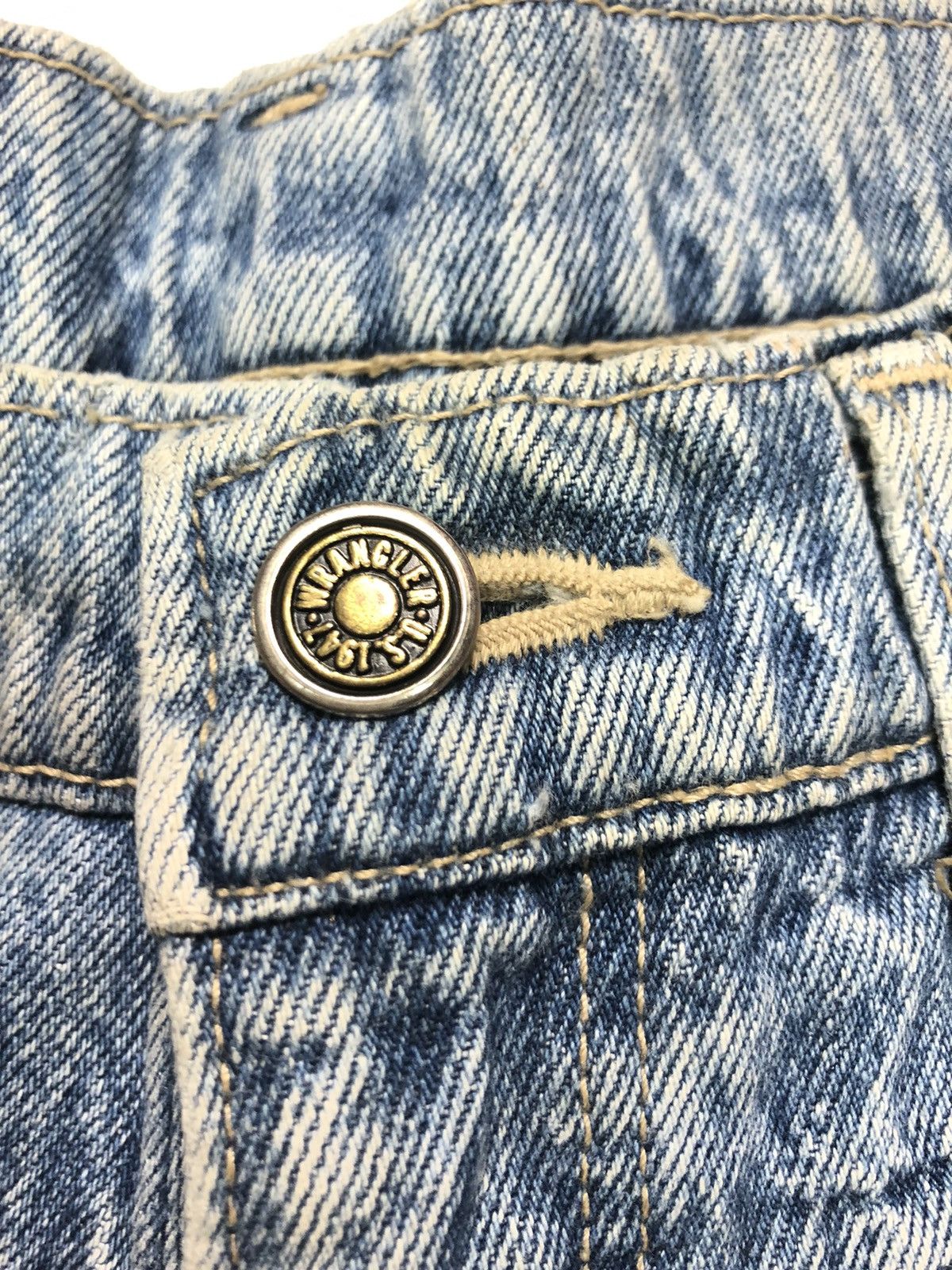 Vintage × Wrangler VINTAGE WRANGLER 915 NEW YORK USA STYLISH DISTRESSED DENIM Size US 33 - 7 Thumbnail