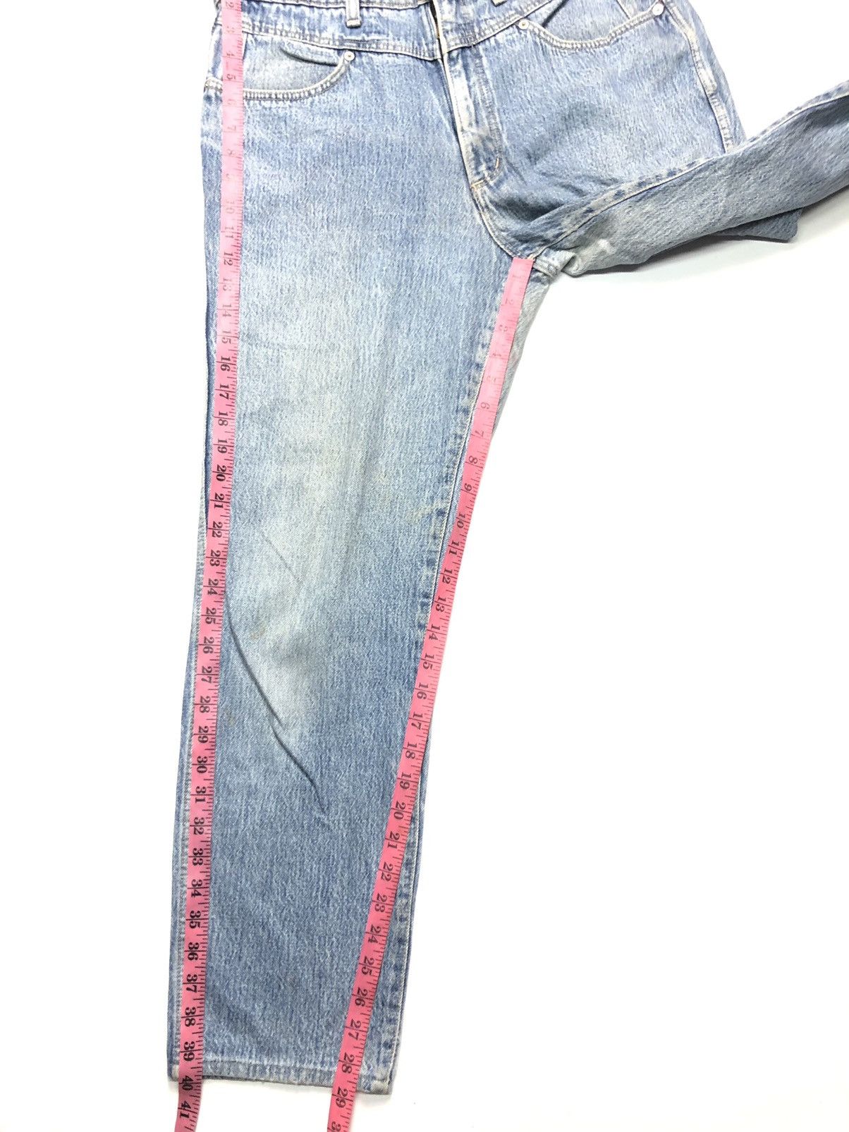 Vintage × Wrangler VINTAGE WRANGLER 915 NEW YORK USA STYLISH DISTRESSED DENIM Size US 33 - 15 Thumbnail