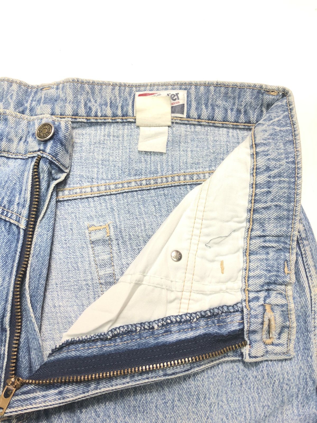 Vintage × Wrangler VINTAGE WRANGLER 915 NEW YORK USA STYLISH DISTRESSED DENIM Size US 33 - 8 Thumbnail
