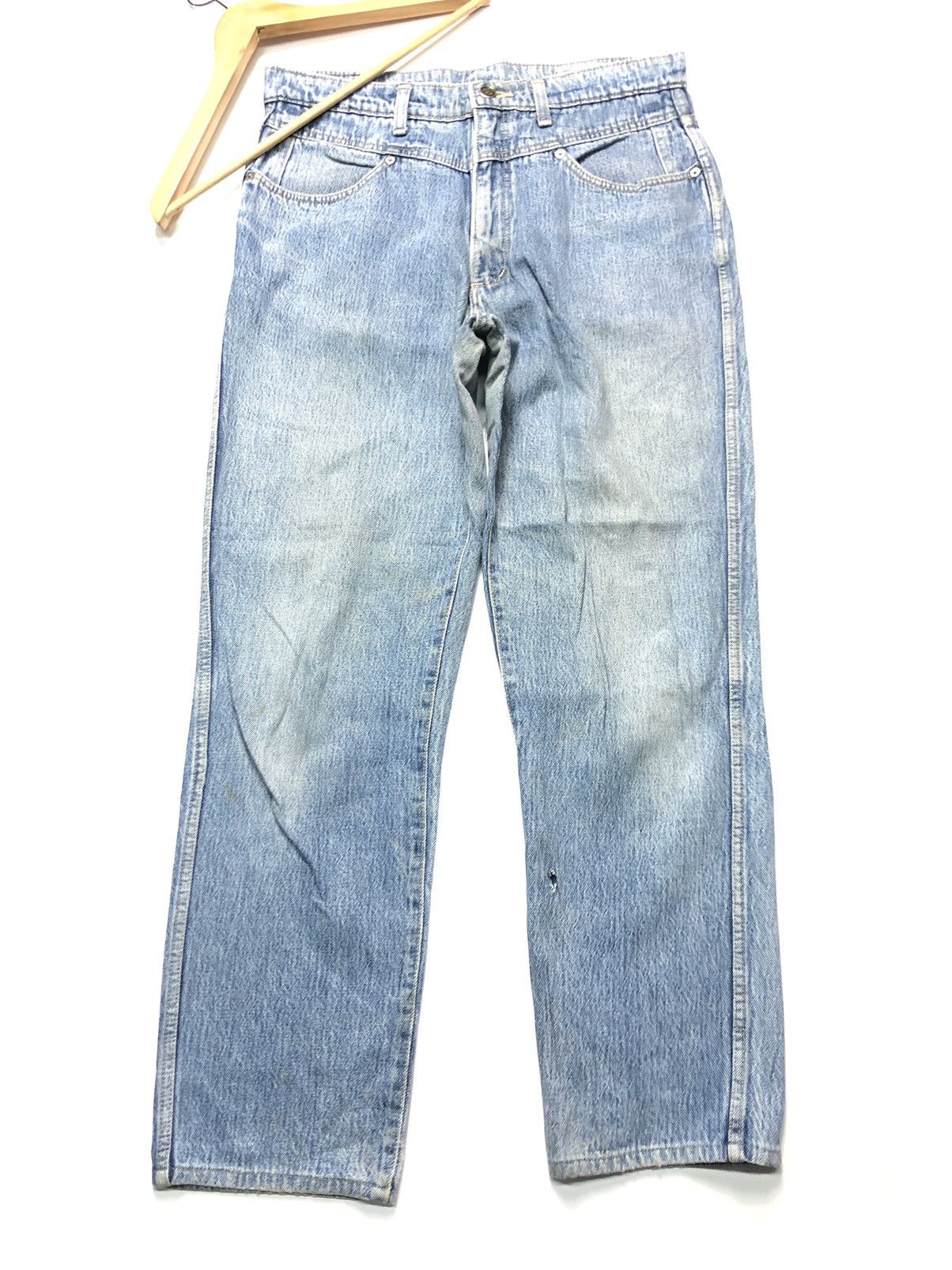 Vintage × Wrangler VINTAGE WRANGLER 915 NEW YORK USA STYLISH DISTRESSED DENIM Size US 33 - 5 Thumbnail