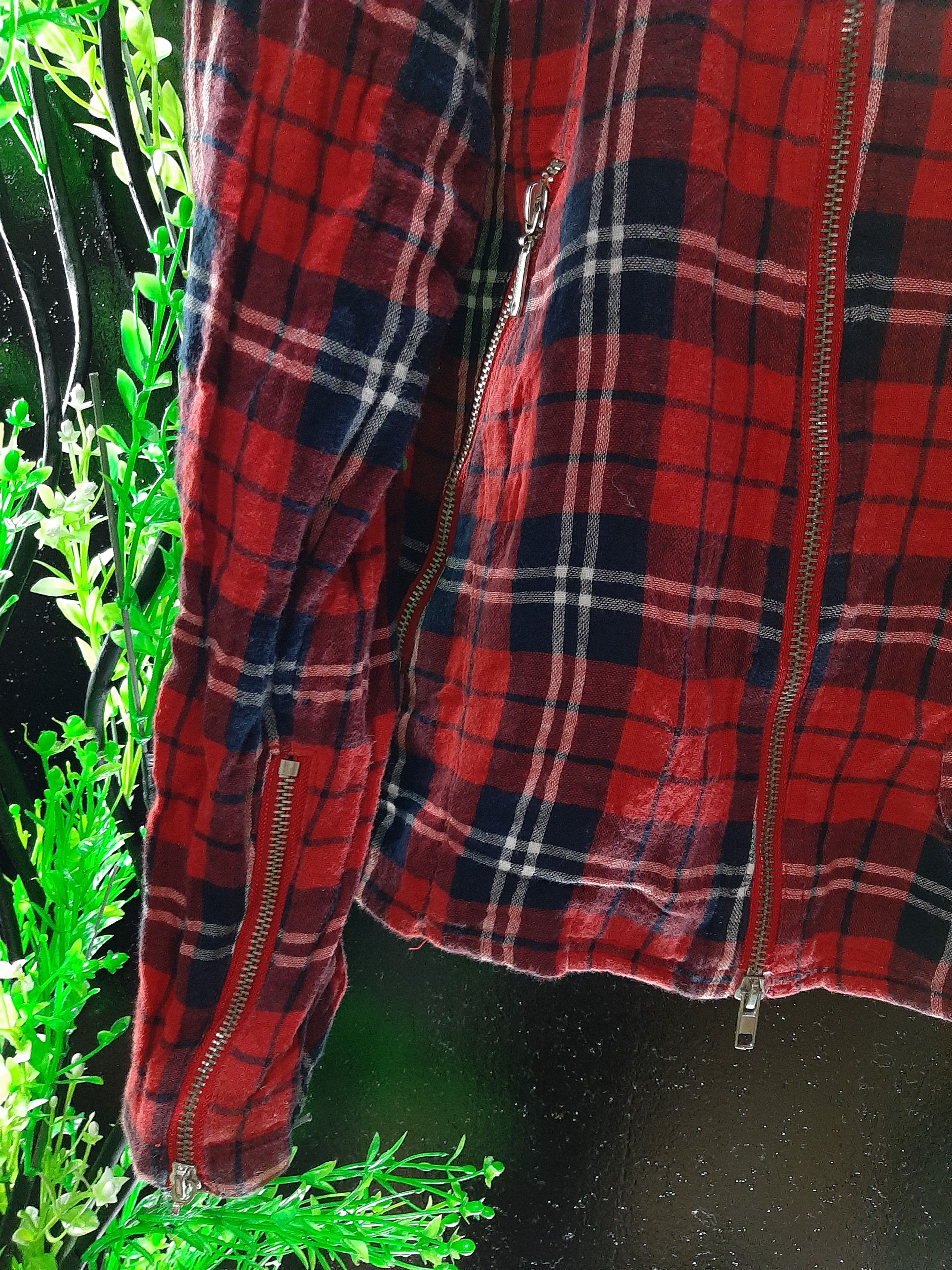 Japanese Brand × Seditionaries × Vintage VINTAGE MIRAI BOYS TARTAN PUNK FASHION BONDAGE MULTI ZIPPER Size US S / EU 44-46 / 1 - 4 Thumbnail