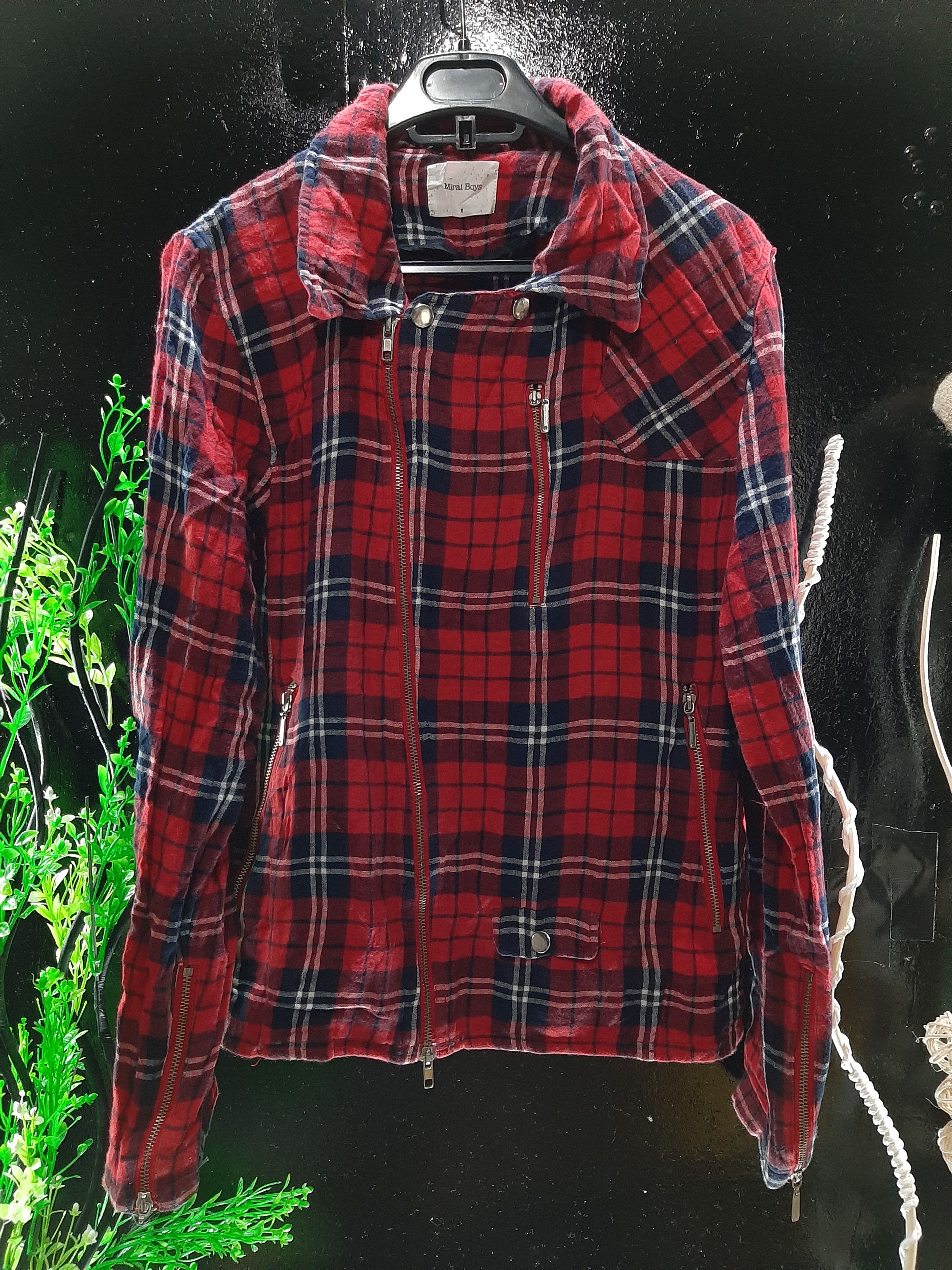 Japanese Brand × Seditionaries × Vintage VINTAGE MIRAI BOYS TARTAN PUNK FASHION BONDAGE MULTI ZIPPER Size US S / EU 44-46 / 1 - 2 Thumbnail