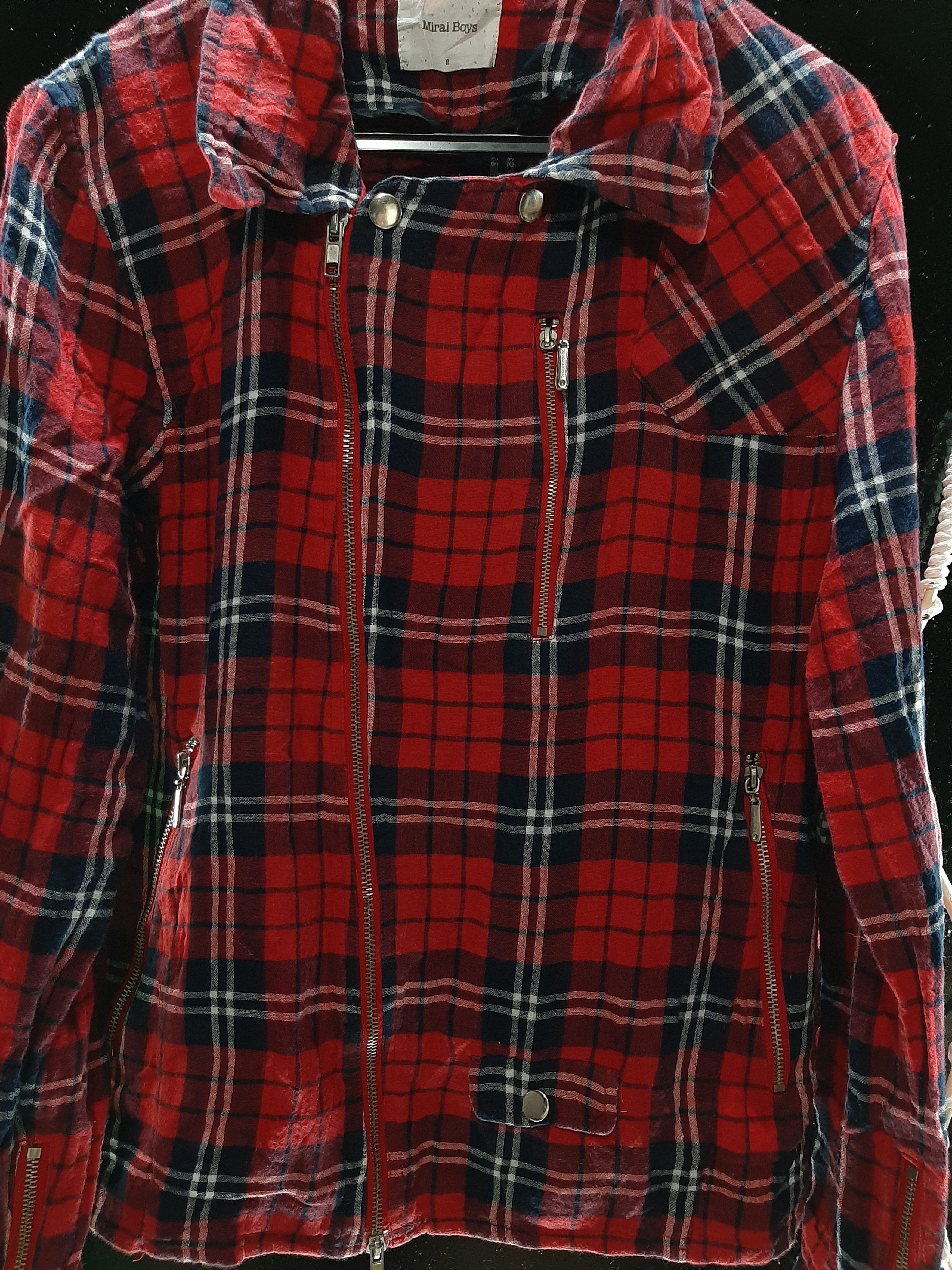 Japanese Brand × Seditionaries × Vintage VINTAGE MIRAI BOYS TARTAN PUNK FASHION BONDAGE MULTI ZIPPER Size US S / EU 44-46 / 1 - 3 Thumbnail