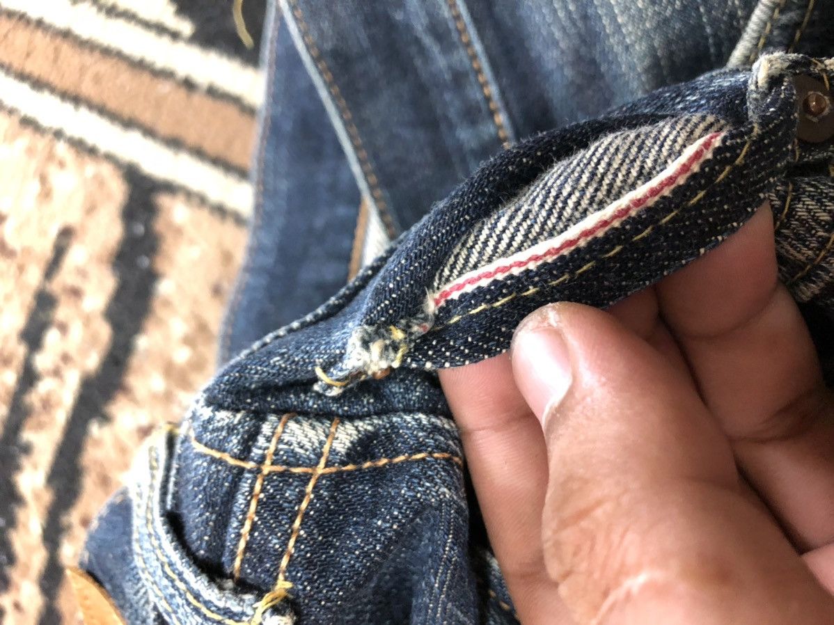 Edwin × Vintage VINTAGE SELVEDGE EDWIN 505z DISTRESSED GRUNGE STYLE Size US 31 - 4 Thumbnail