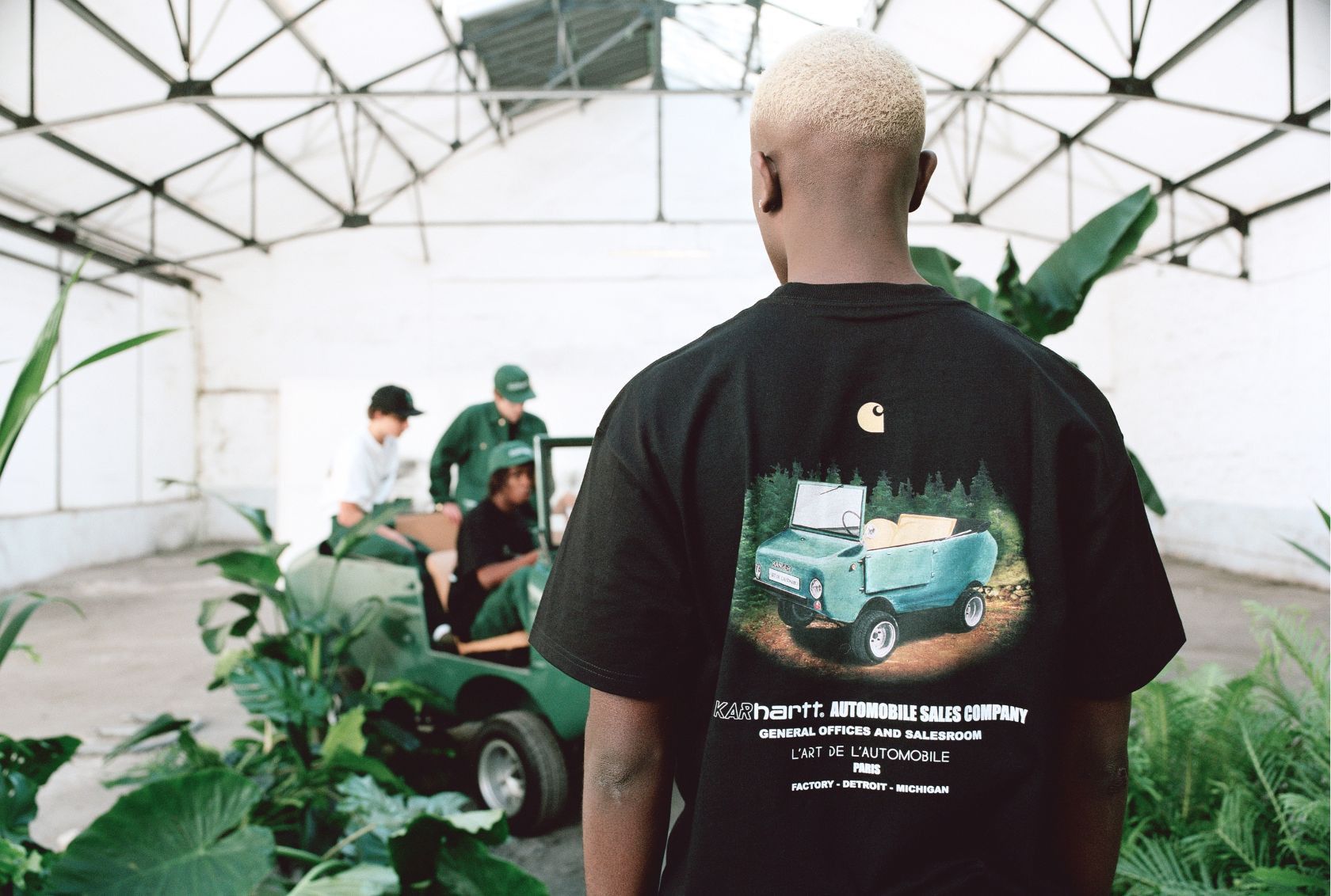 Carhartt Wip KAR L'Art De L'Automobile X Carhartt Karhartt T-Shirt Black Size US S / EU 44-46 / 1 - 4 Thumbnail