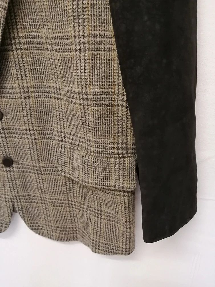 Comme des Garcons Vintage COMME DES GARCONS Wool With Leather Sleeve Size US S / EU 44-46 / 1 - 5 Thumbnail