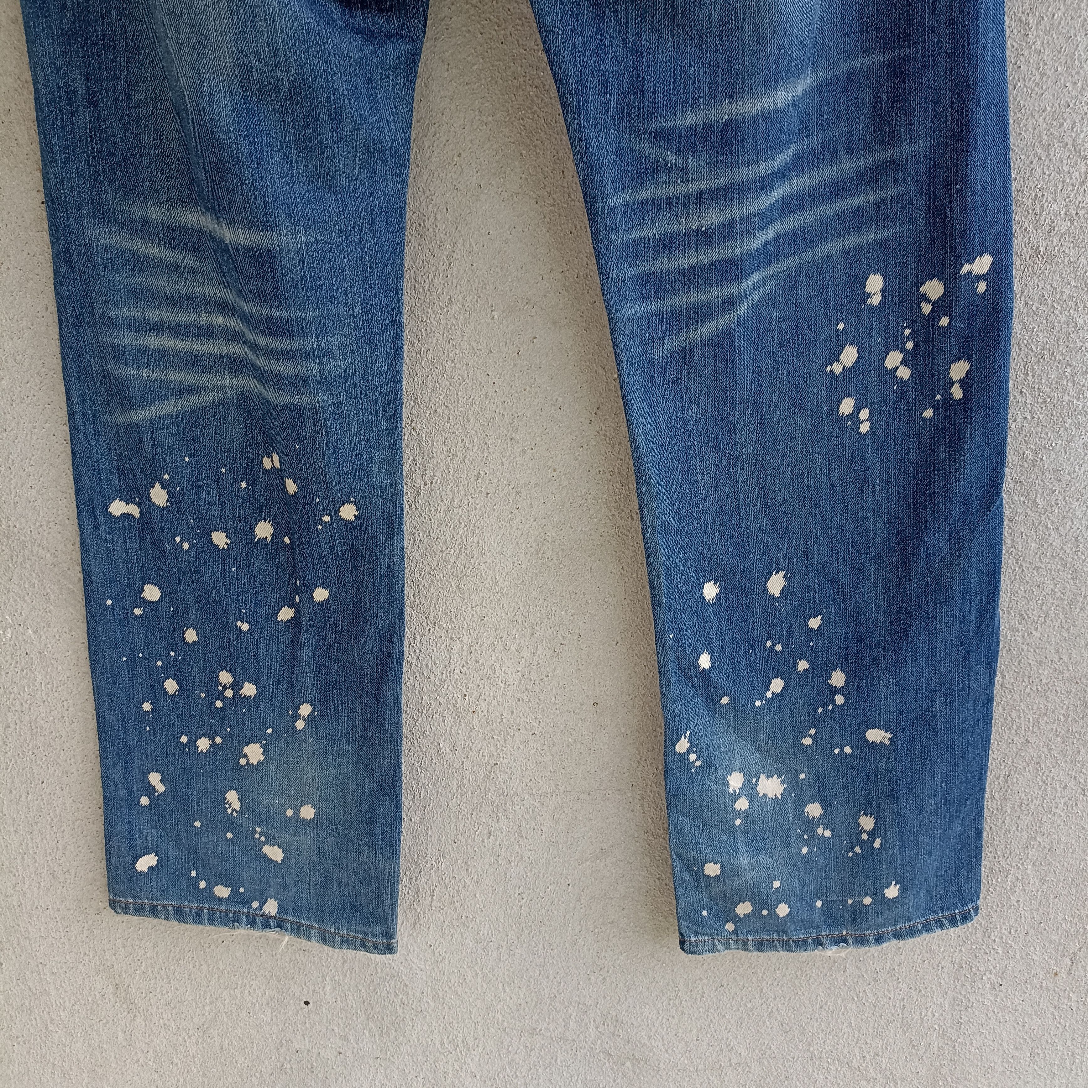 Japanese Brand Faded Groover Grand Art Style Multipocket Blue Jeans Size US 34 / EU 50 - 14 Thumbnail