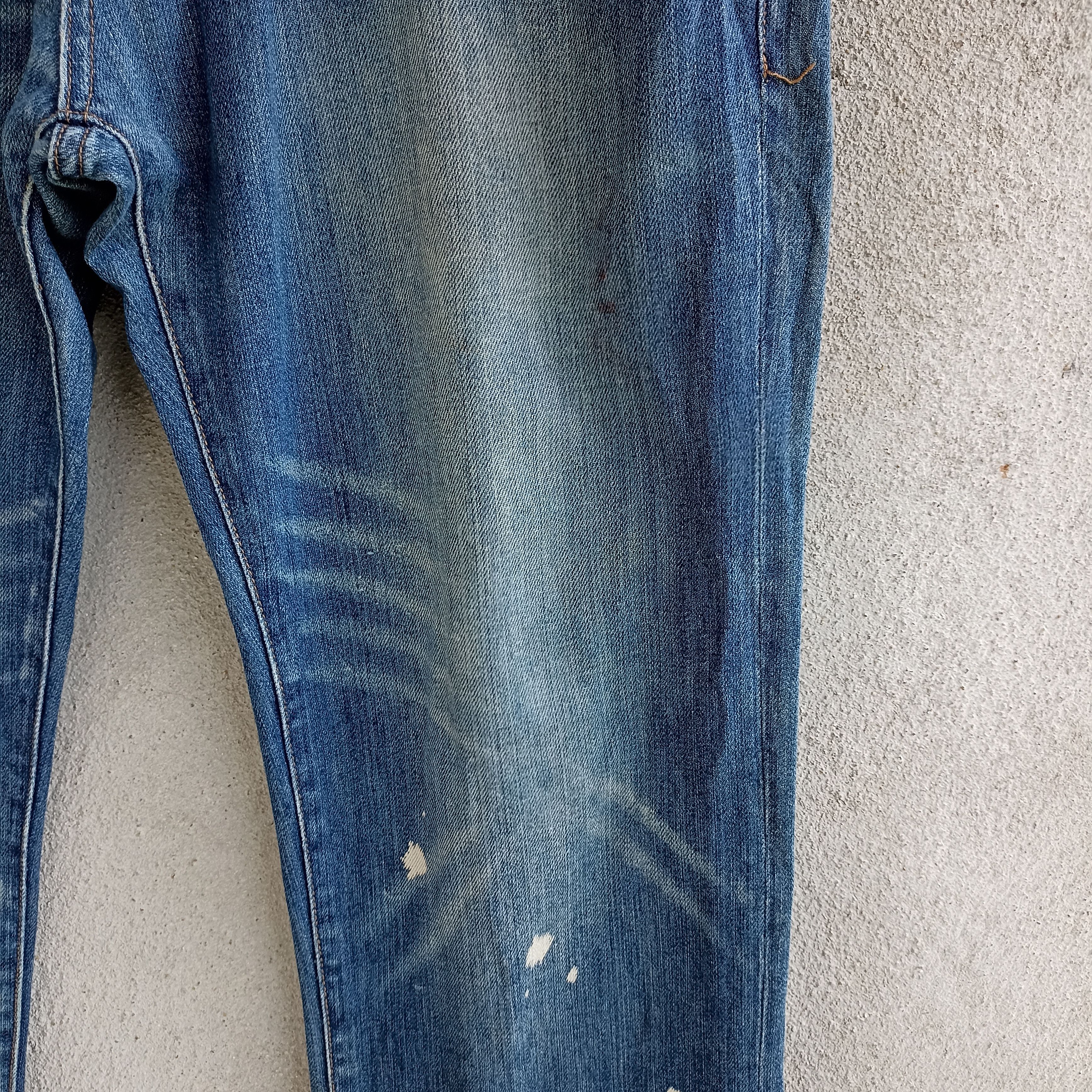 Japanese Brand Faded Groover Grand Art Style Multipocket Blue Jeans Size US 34 / EU 50 - 9 Thumbnail