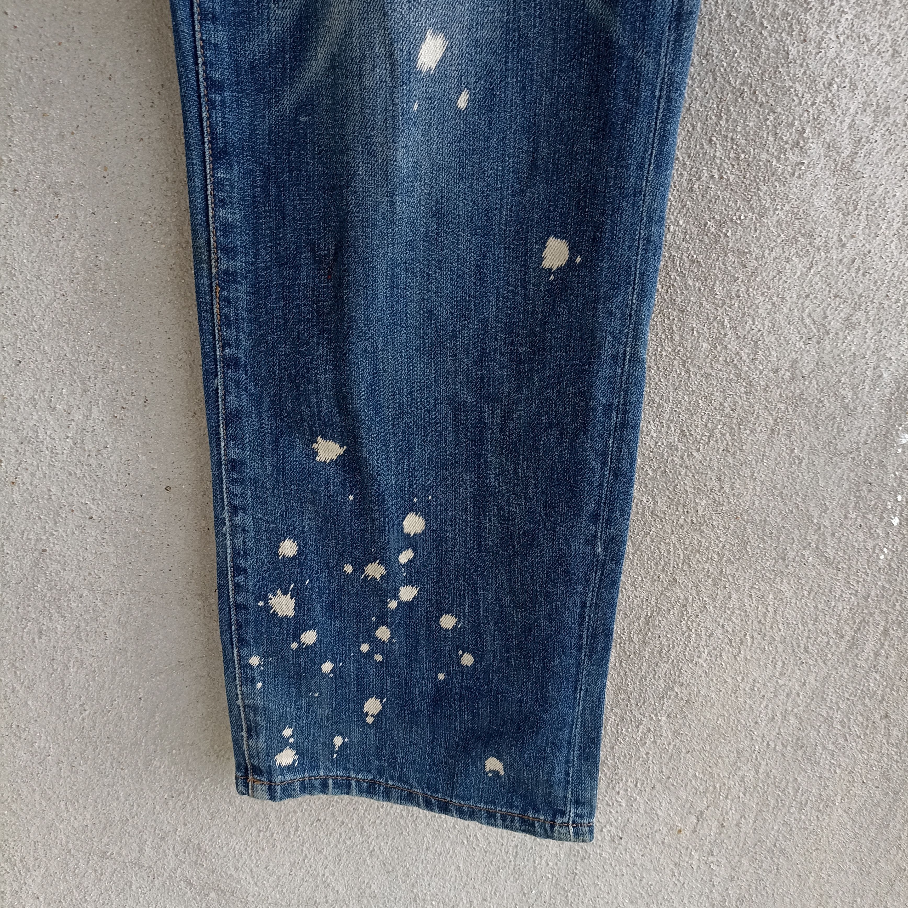 Japanese Brand Faded Groover Grand Art Style Multipocket Blue Jeans Size US 34 / EU 50 - 11 Thumbnail