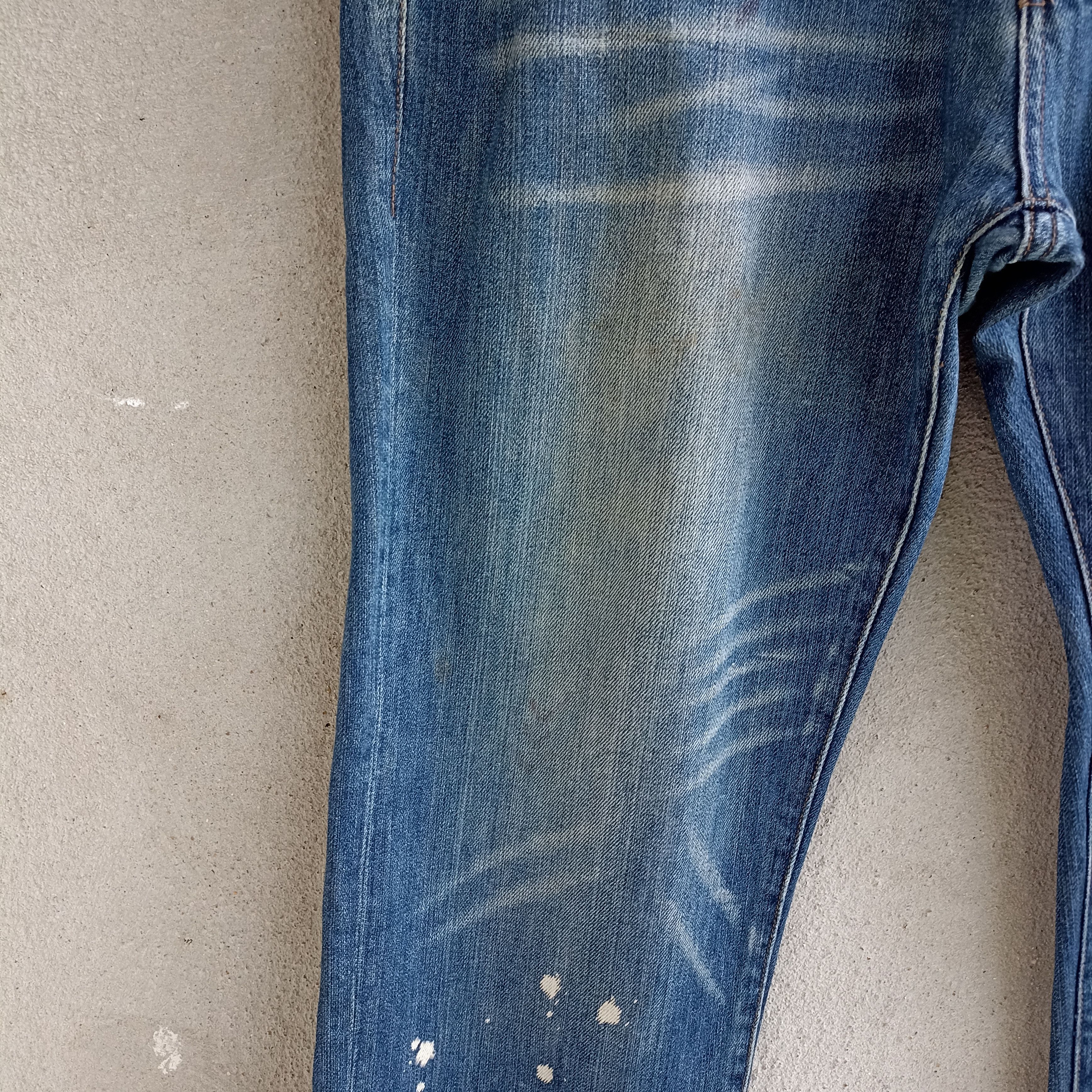 Japanese Brand Faded Groover Grand Art Style Multipocket Blue Jeans Size US 34 / EU 50 - 8 Thumbnail