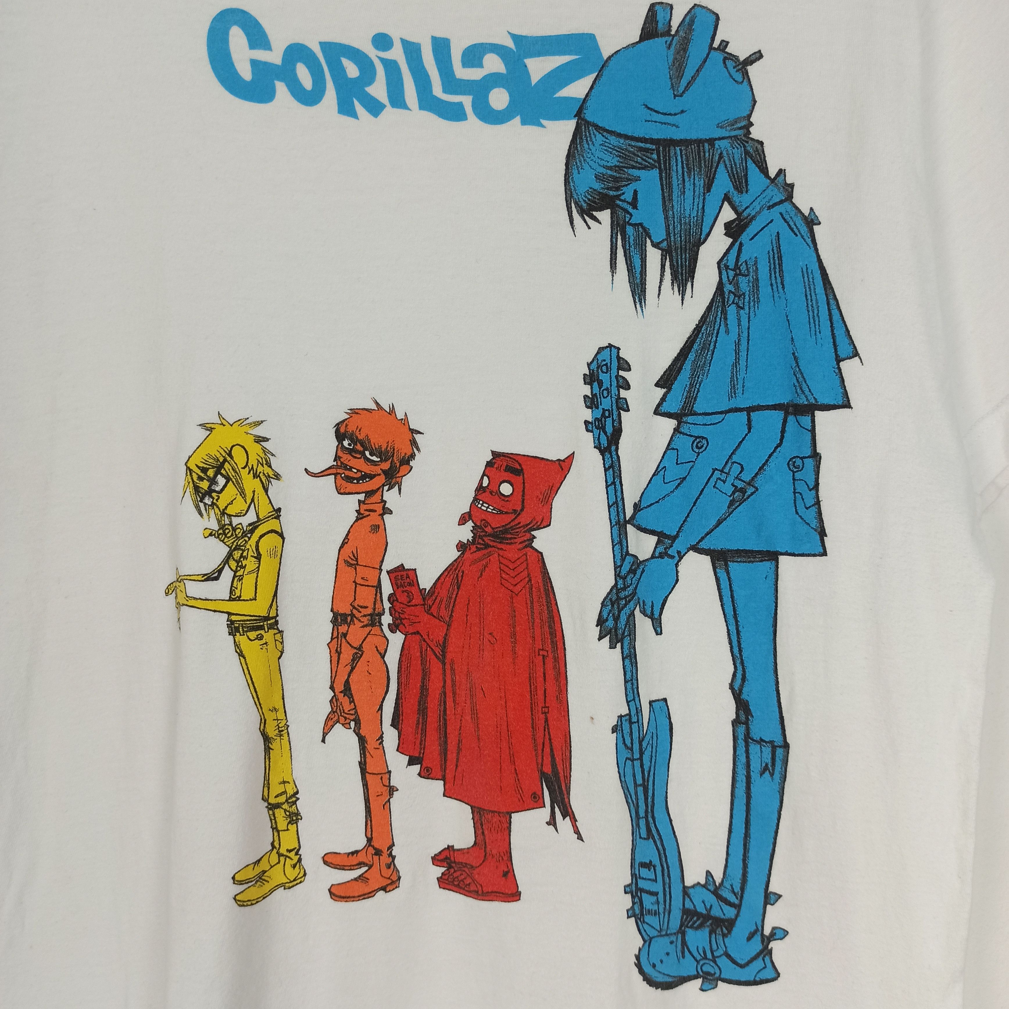 Band Tees Rare Gorillaz Band Tshirt Size US L / EU 52-54 / 3 - 3 Thumbnail