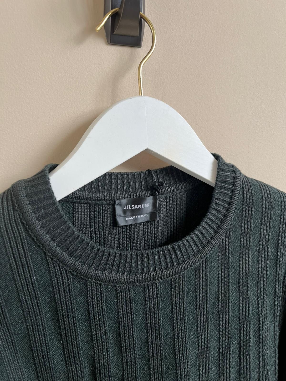 Jil Sander Sweater CN LS in Forest Green Size US S / EU 44-46 / 1 - 3 Thumbnail