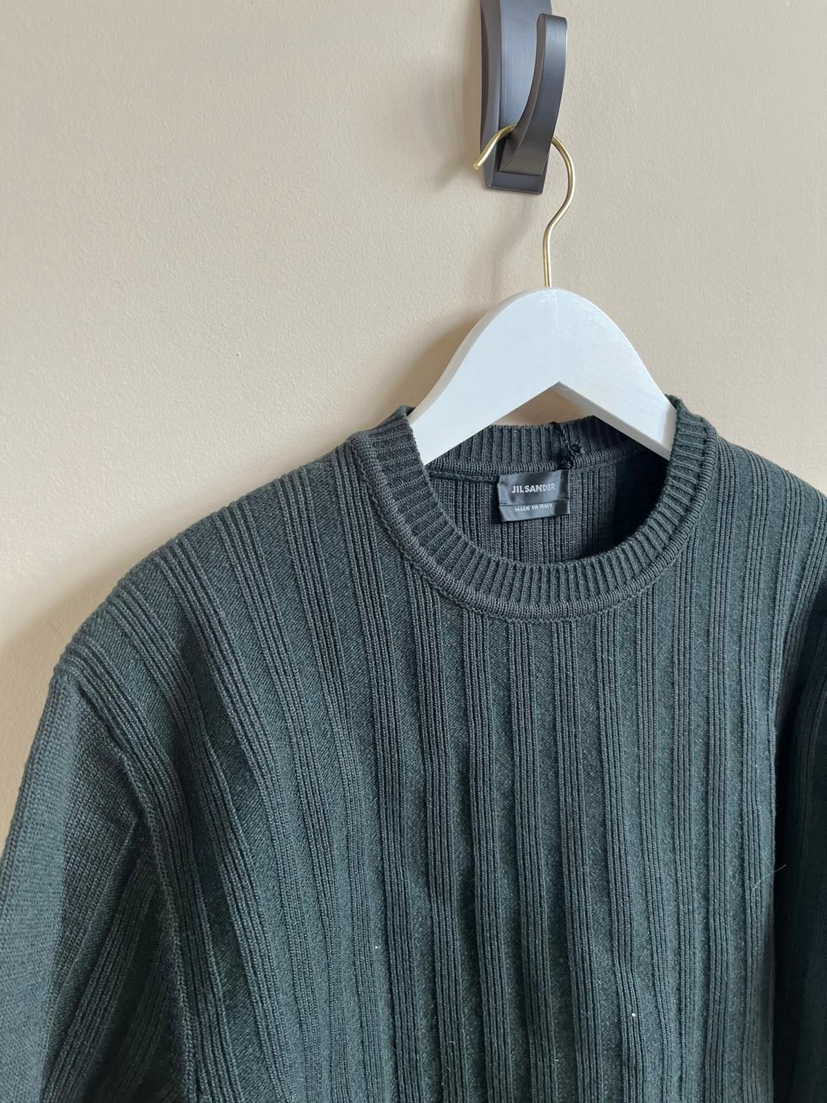 Jil Sander Sweater CN LS in Forest Green Size US S / EU 44-46 / 1 - 4 Thumbnail