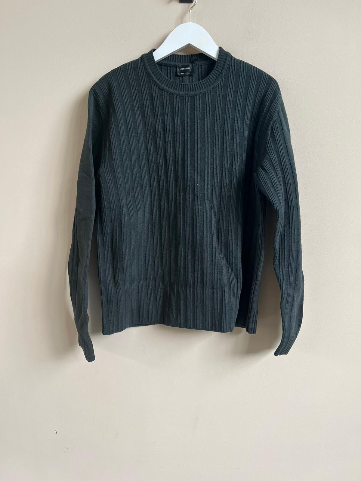 Jil Sander Sweater CN LS in Forest Green Size US S / EU 44-46 / 1 - 1 Thumbnail