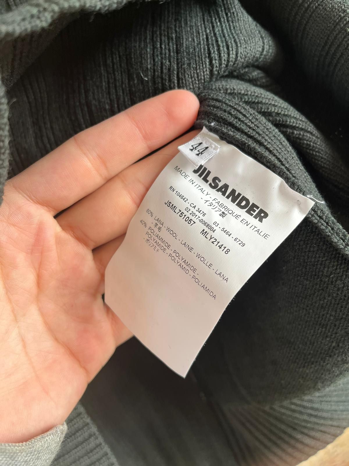 Jil Sander Sweater CN LS in Forest Green Size US S / EU 44-46 / 1 - 8 Thumbnail