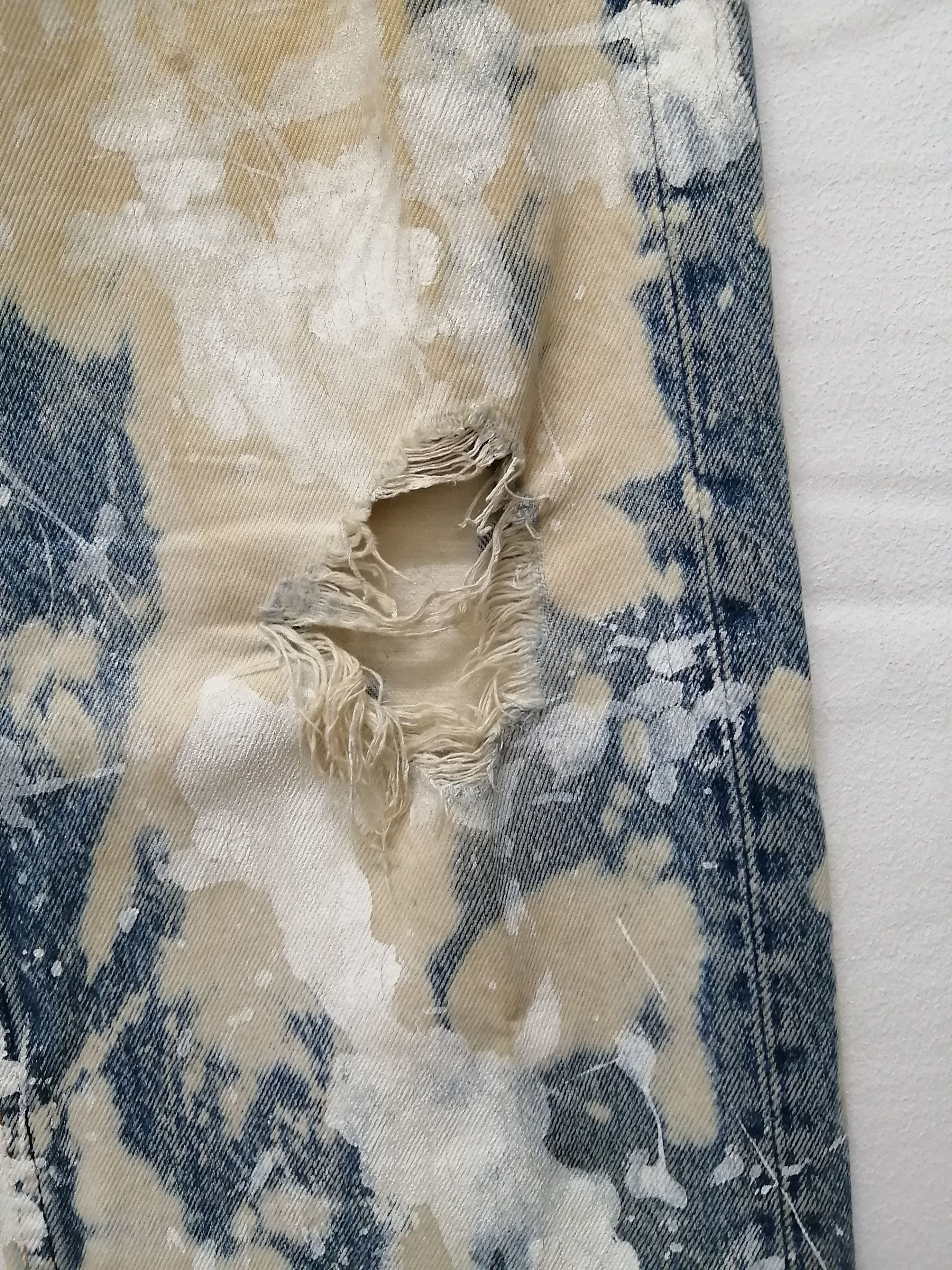 Levi's Vintage Clothing LEVI'S VINTAGE Acid Wash Painter Jeans - Size 33 Size US 33 - 10 Thumbnail