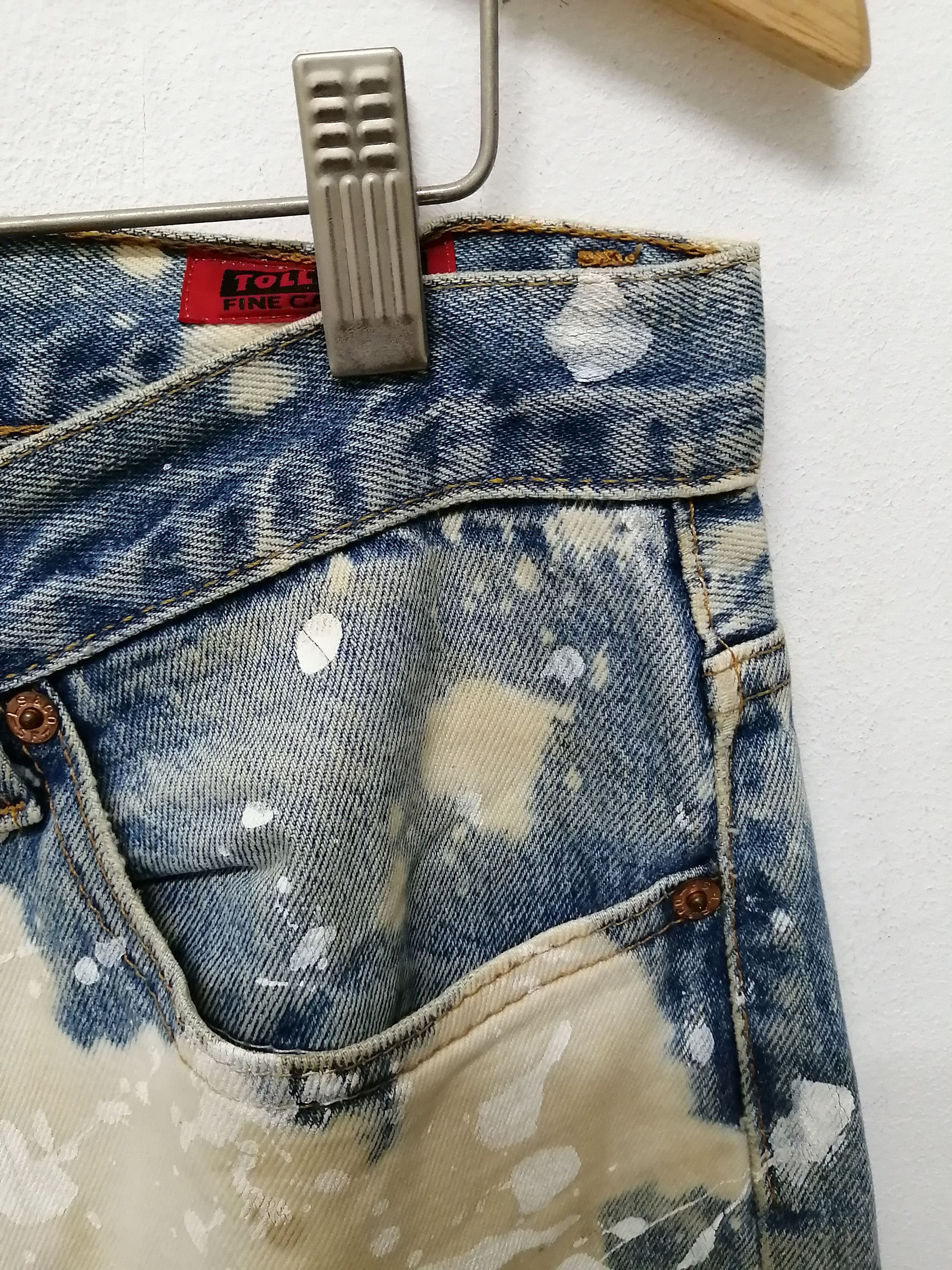 Levi's Vintage Clothing LEVI'S VINTAGE Acid Wash Painter Jeans - Size 33 Size US 33 - 13 Thumbnail