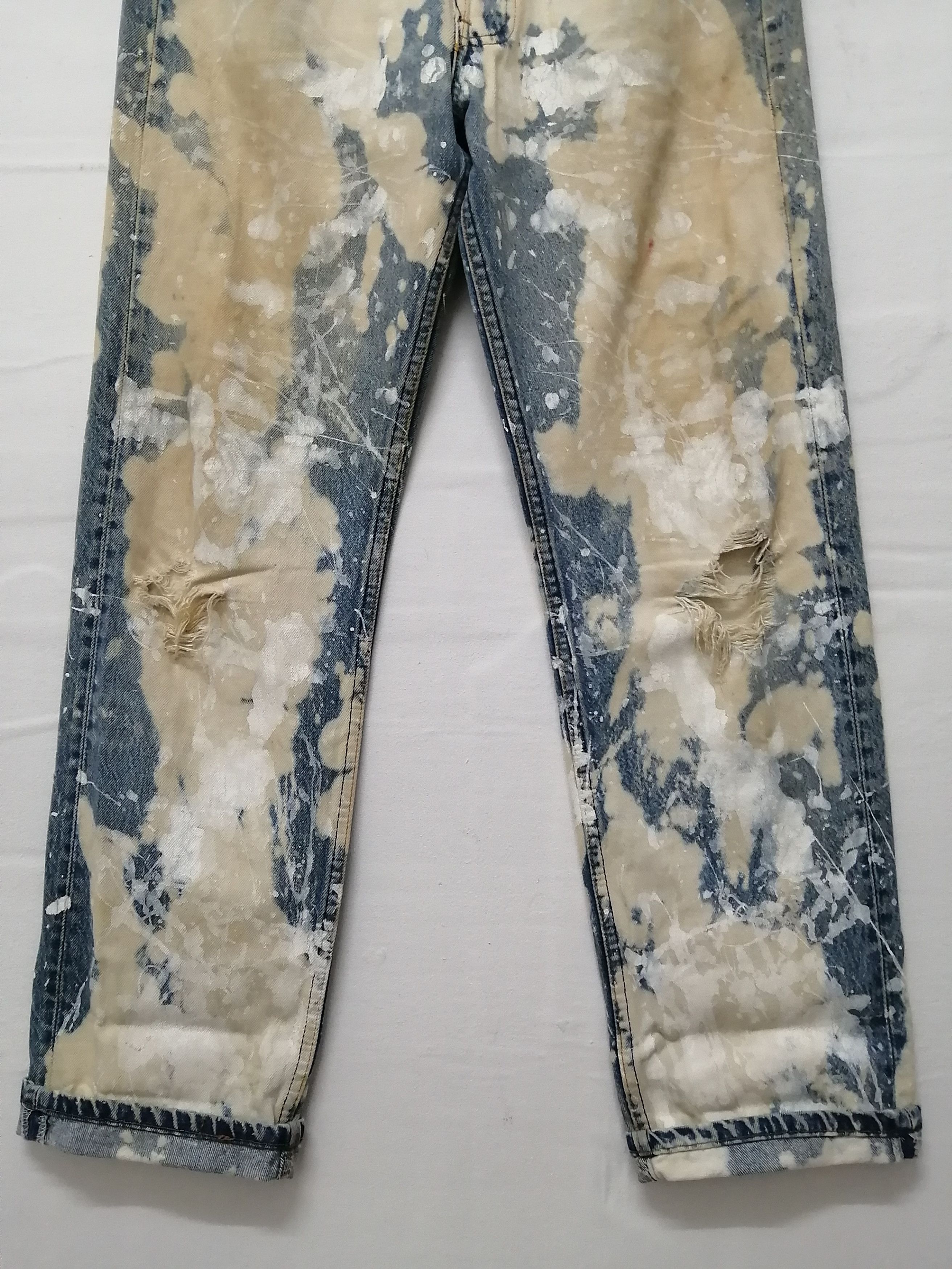 Levi's Vintage Clothing LEVI'S VINTAGE Acid Wash Painter Jeans - Size 33 Size US 33 - 9 Thumbnail