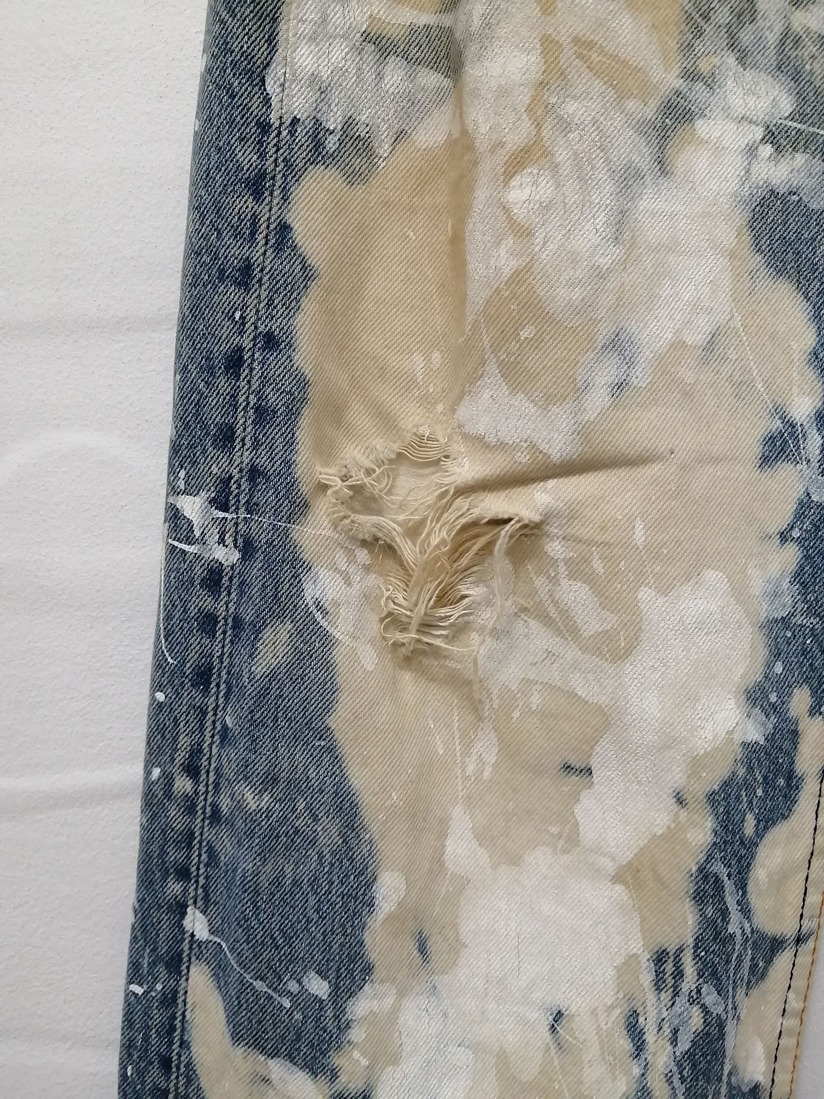 Levi's Vintage Clothing LEVI'S VINTAGE Acid Wash Painter Jeans - Size 33 Size US 33 - 11 Thumbnail