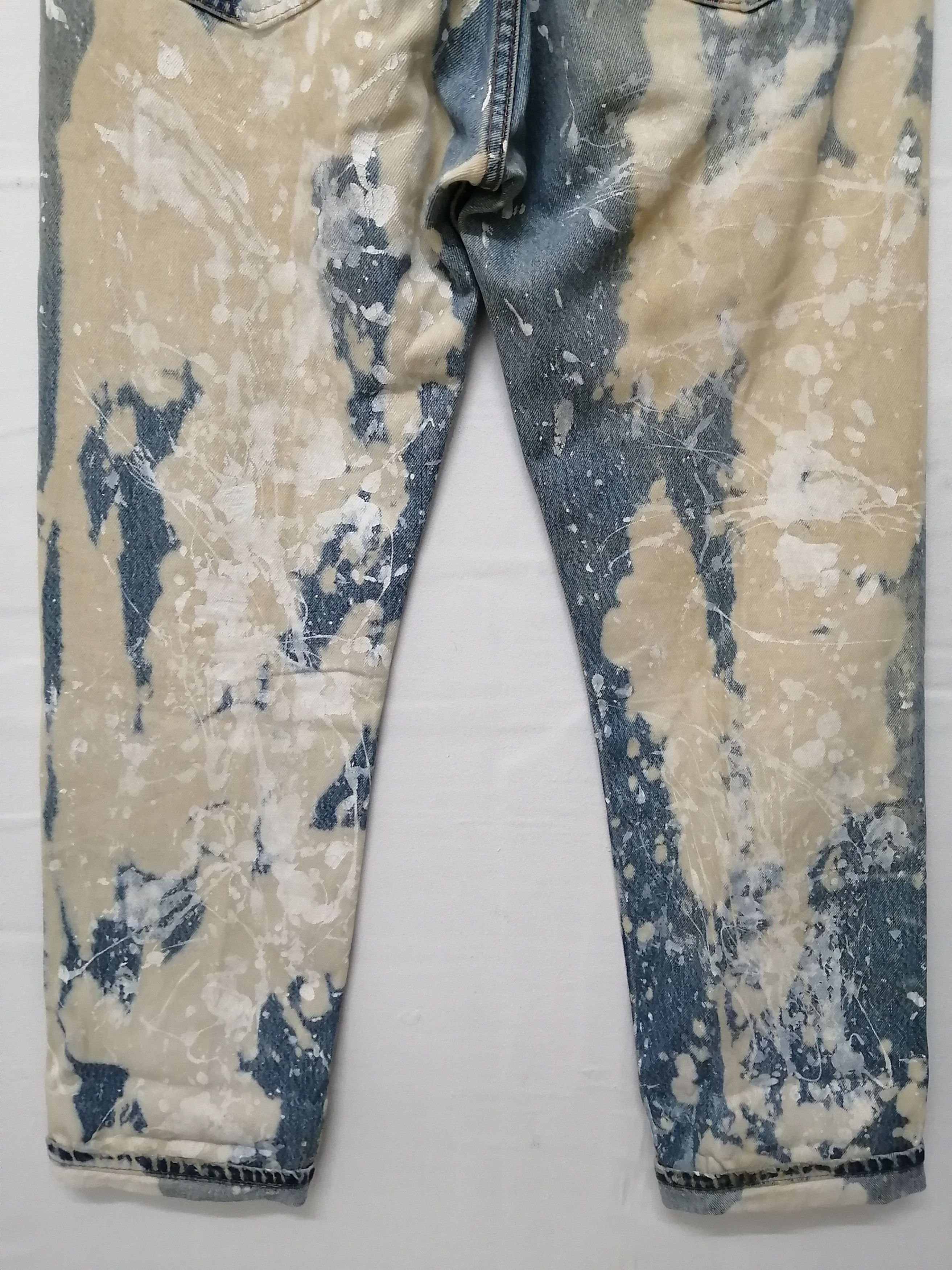 Levi's Vintage Clothing LEVI'S VINTAGE Acid Wash Painter Jeans - Size 33 Size US 33 - 3 Thumbnail