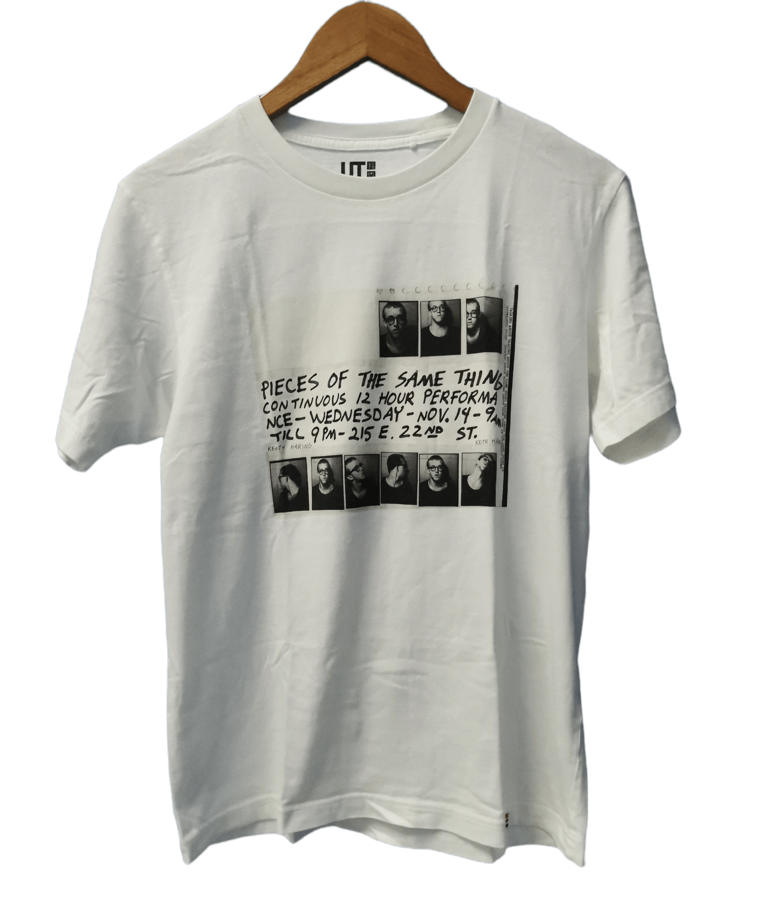 Designer Keith Haring Drawing The Line Designer Tee Graffiti Art Size US M / EU 48-50 / 2 - 2 Thumbnail