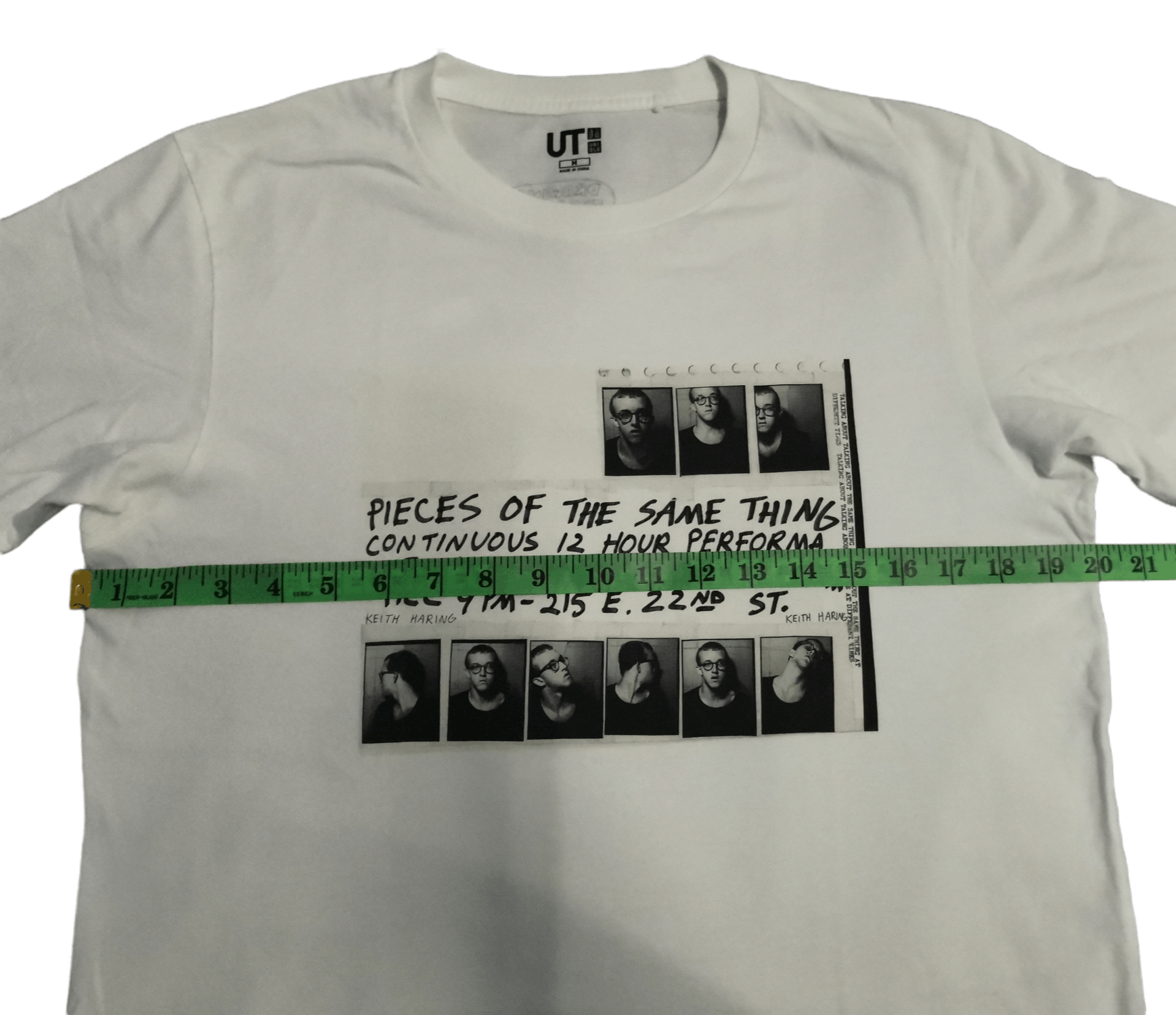 Designer Keith Haring Drawing The Line Designer Tee Graffiti Art Size US M / EU 48-50 / 2 - 5 Thumbnail