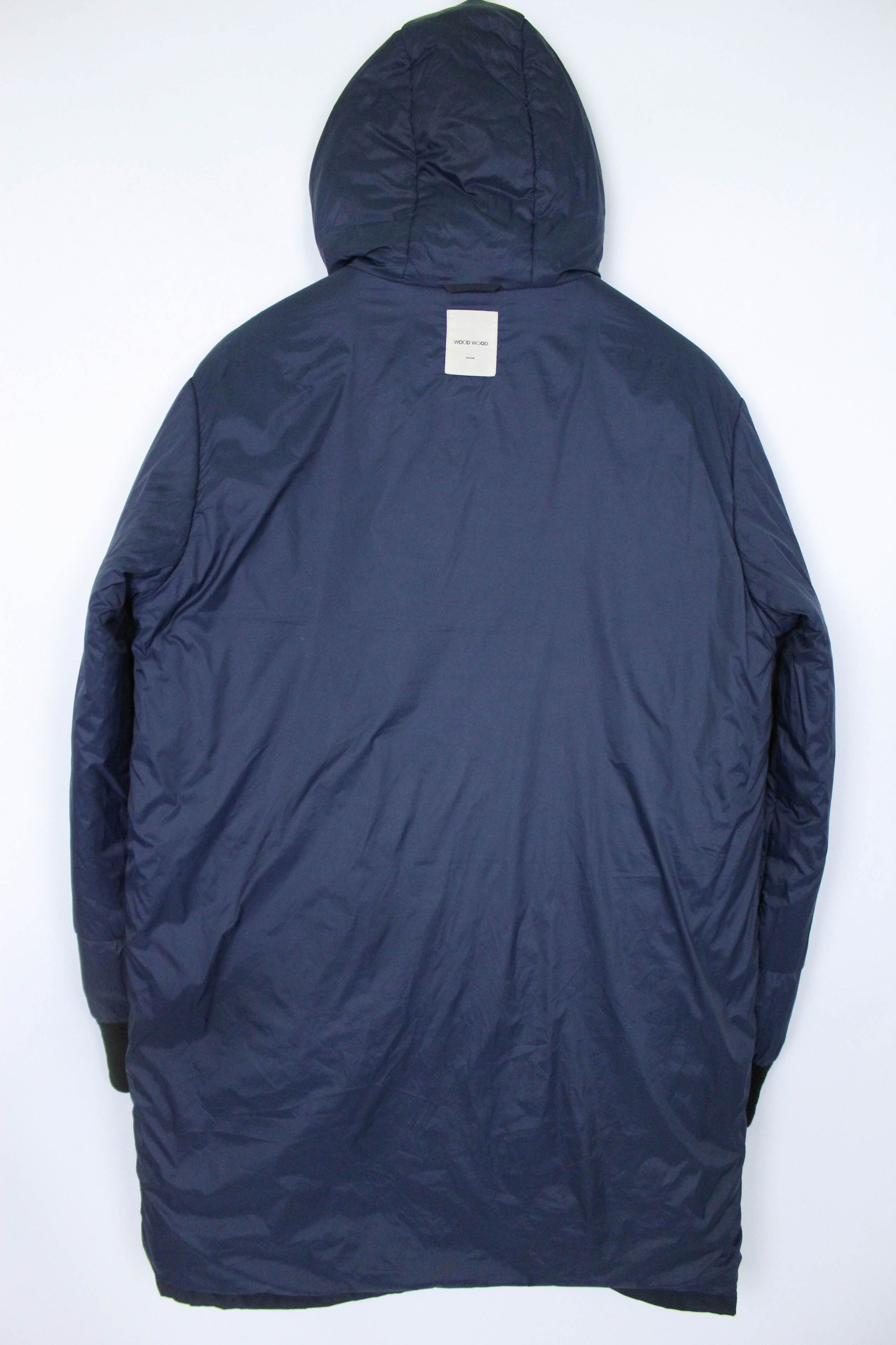Wood Wood Wood Wood Men’s Navy Insulated Parka Jacket Size M Size US M / EU 48-50 / 2 - 18 Thumbnail