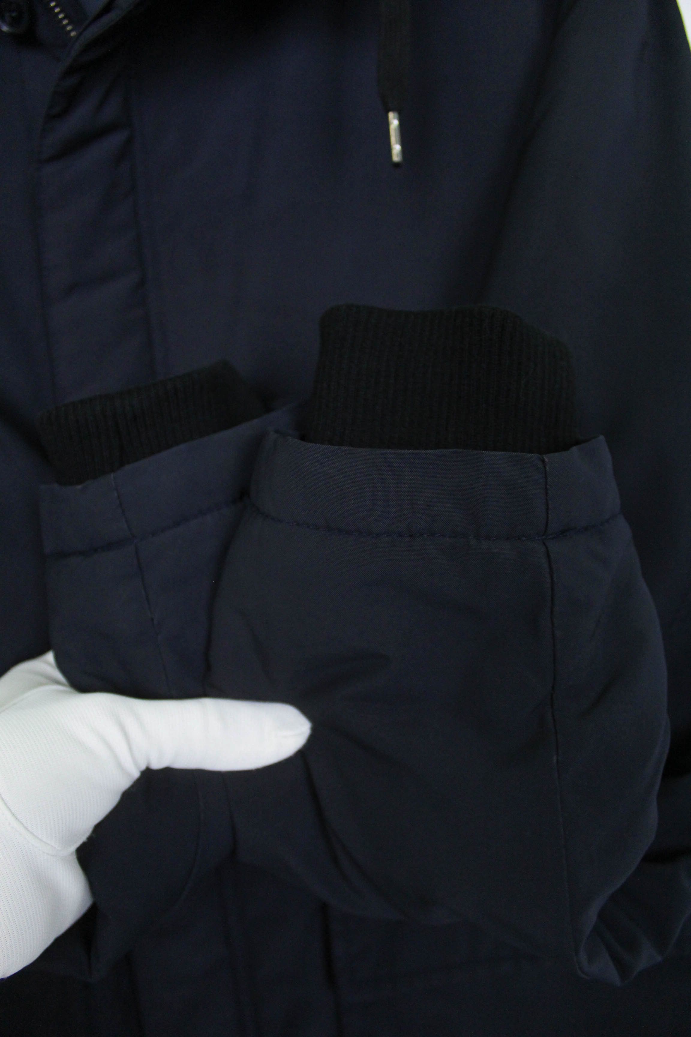 Wood Wood Wood Wood Men’s Navy Insulated Parka Jacket Size M Size US M / EU 48-50 / 2 - 10 Thumbnail