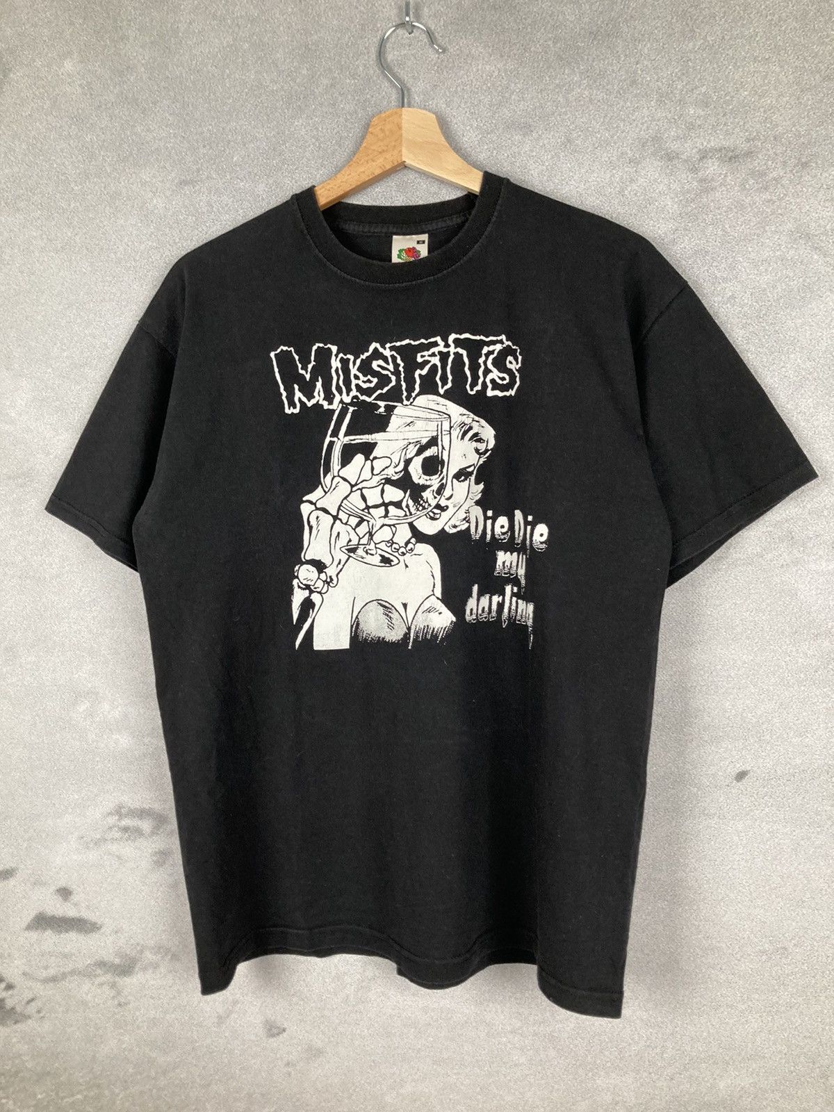 Band Tees Vintage Misfits Die Die My Darling Rock Band Tee Graphic Size US M / EU 48-50 / 2 - 2 Thumbnail