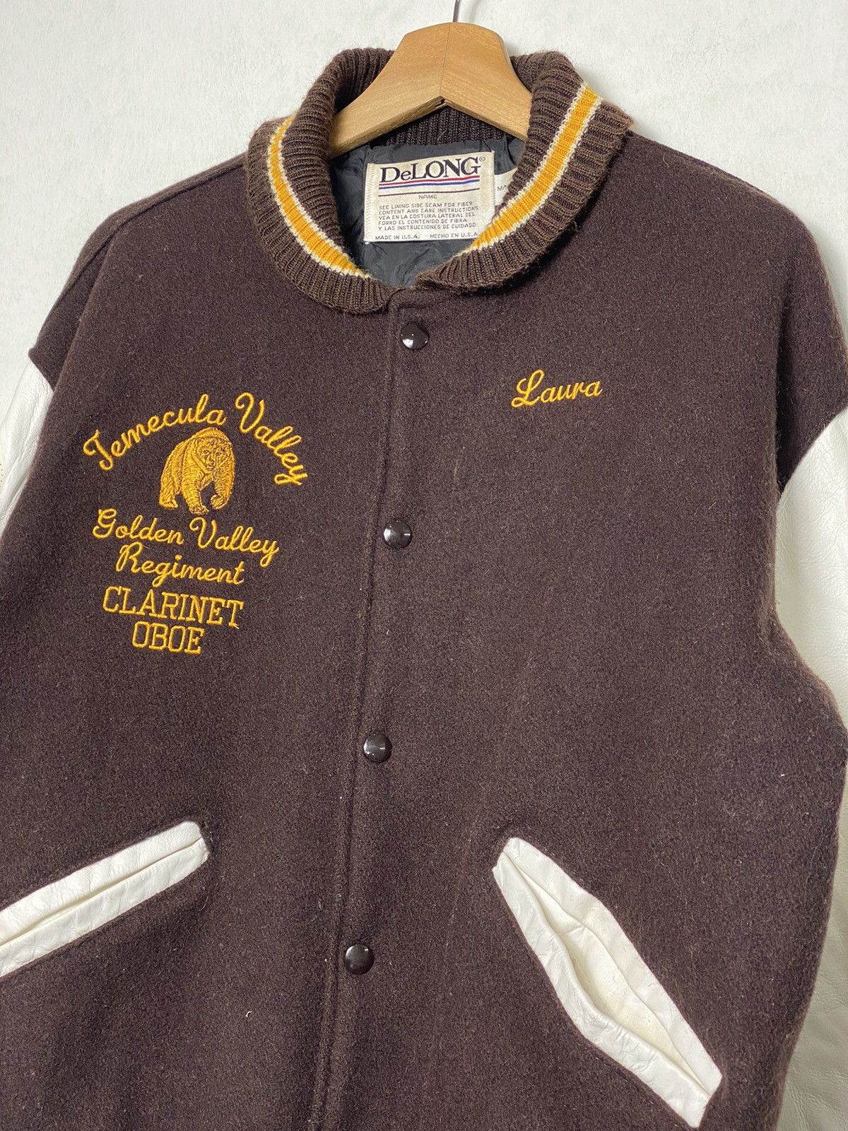 Other Vintage Ferguson Brown Leather Varsity Jacket / Travis Scott Size US M / EU 48-50 / 2 - 3 Thumbnail