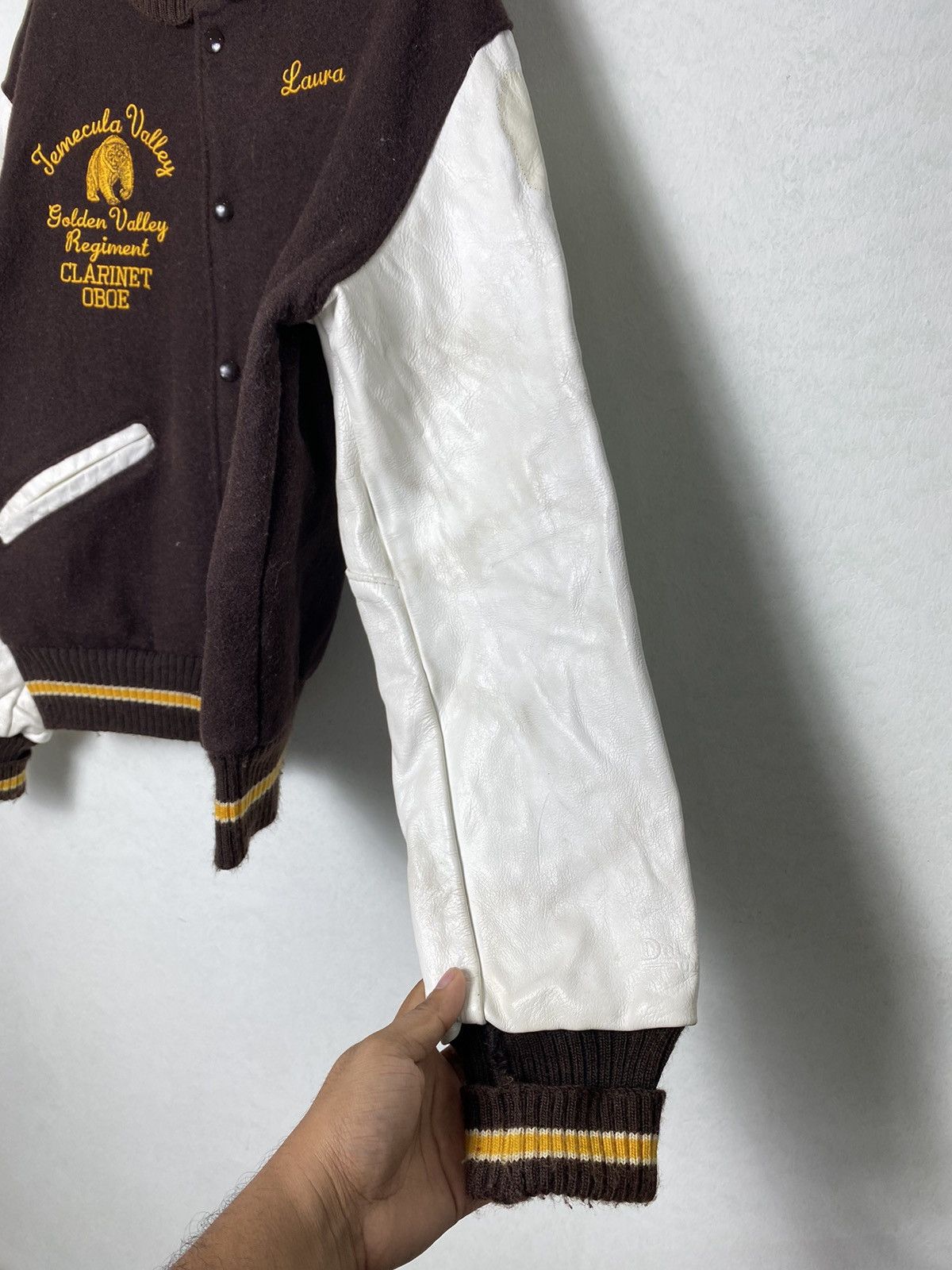 Other Vintage Ferguson Brown Leather Varsity Jacket / Travis Scott Size US M / EU 48-50 / 2 - 7 Thumbnail