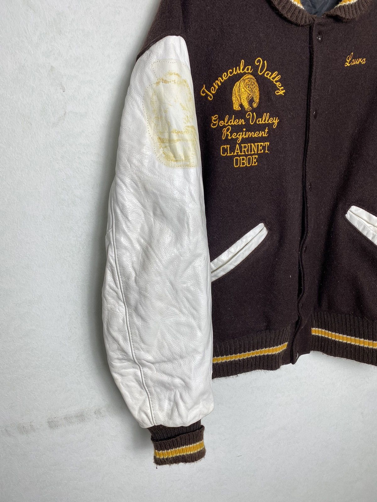 Other Vintage Ferguson Brown Leather Varsity Jacket / Travis Scott Size US M / EU 48-50 / 2 - 10 Thumbnail