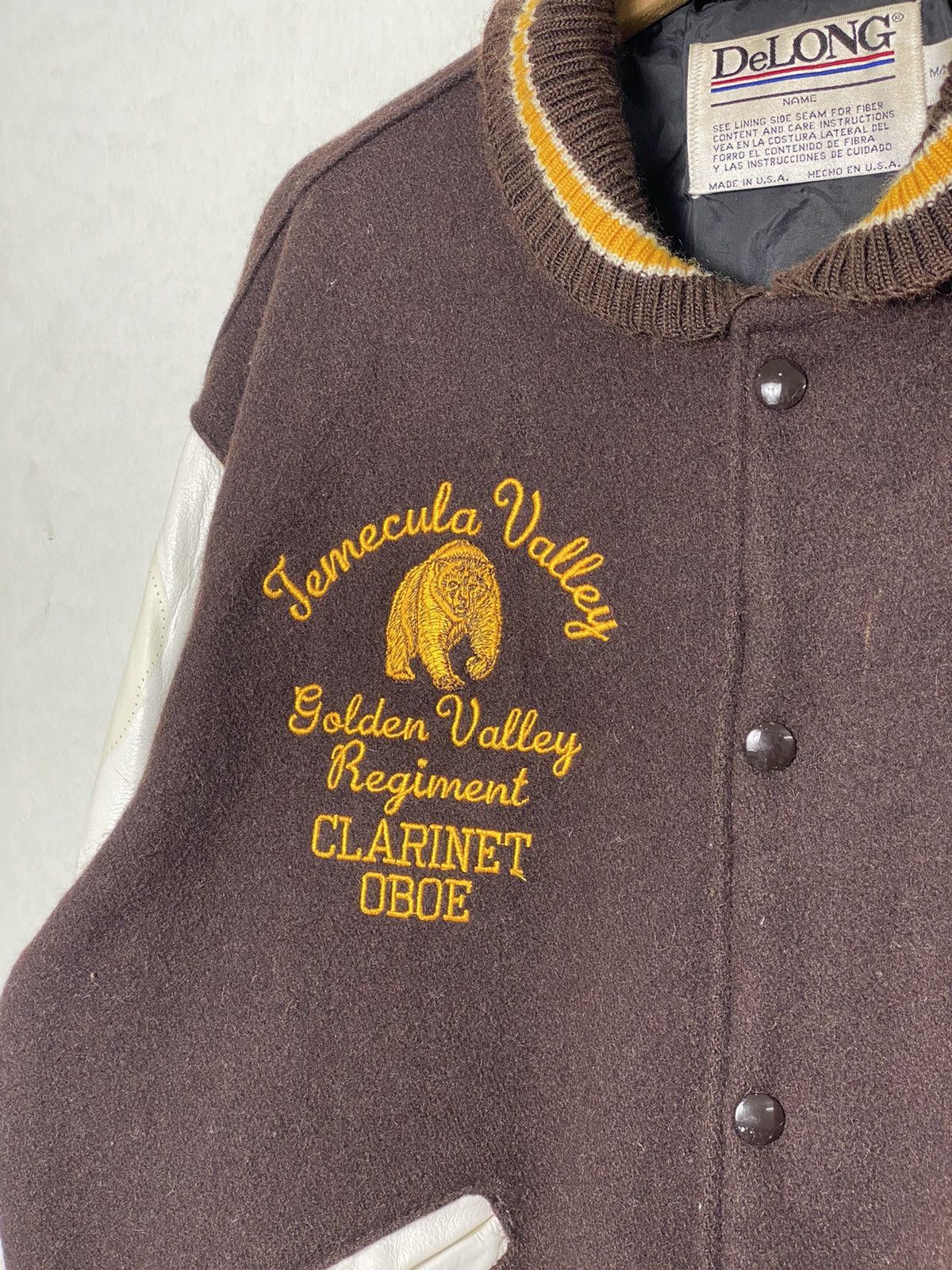 Other Vintage Ferguson Brown Leather Varsity Jacket / Travis Scott Size US M / EU 48-50 / 2 - 4 Thumbnail