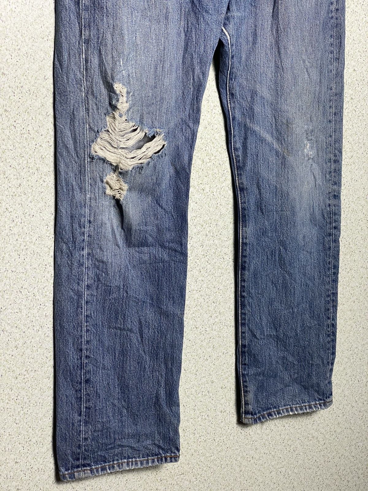 Levi's × Vintage Vintage Levi’s 501 Distressed Denim Size US 36 / EU 52 - 5 Thumbnail