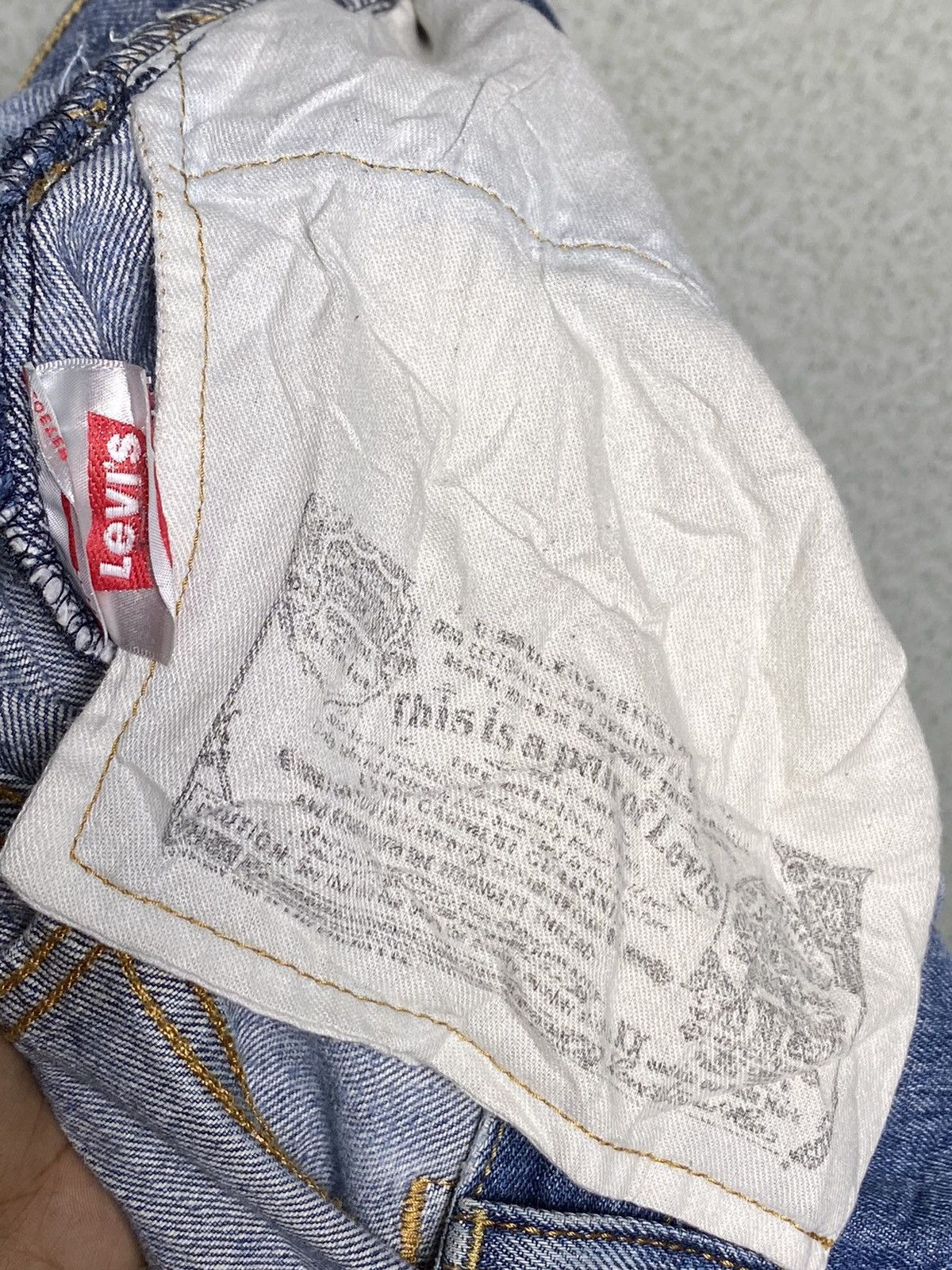 Levi's × Vintage Vintage Levi’s 501 Distressed Denim Size US 36 / EU 52 - 10 Thumbnail
