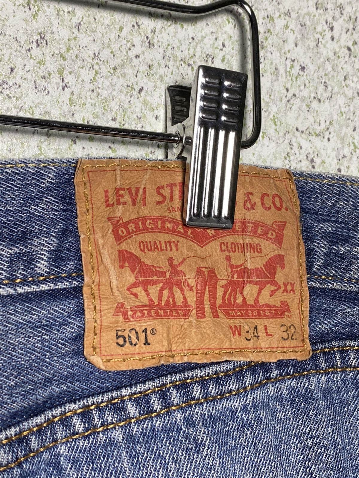 Levi's × Vintage Vintage Levi’s 501 Distressed Denim Size US 36 / EU 52 - 7 Thumbnail