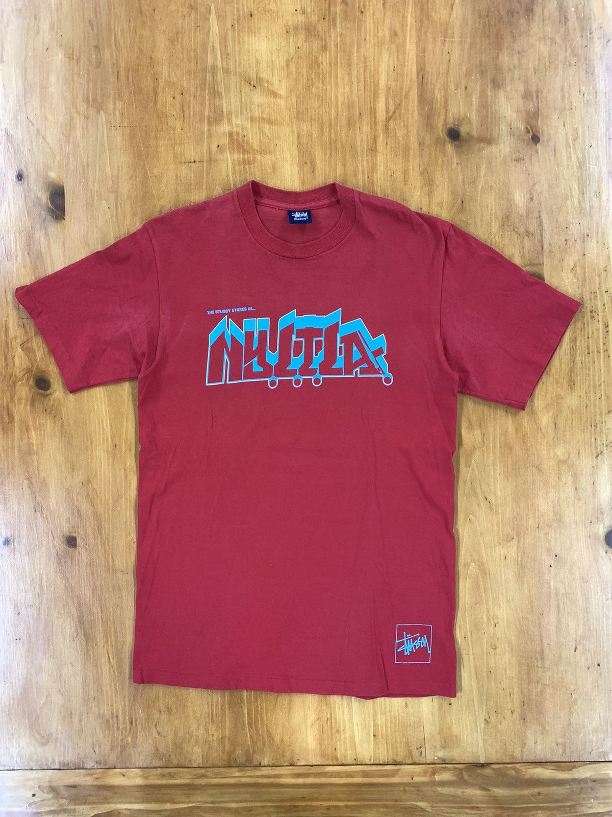 Stussy Vintage Stussy New York Los Angeles Store Graphic Tee Grailed