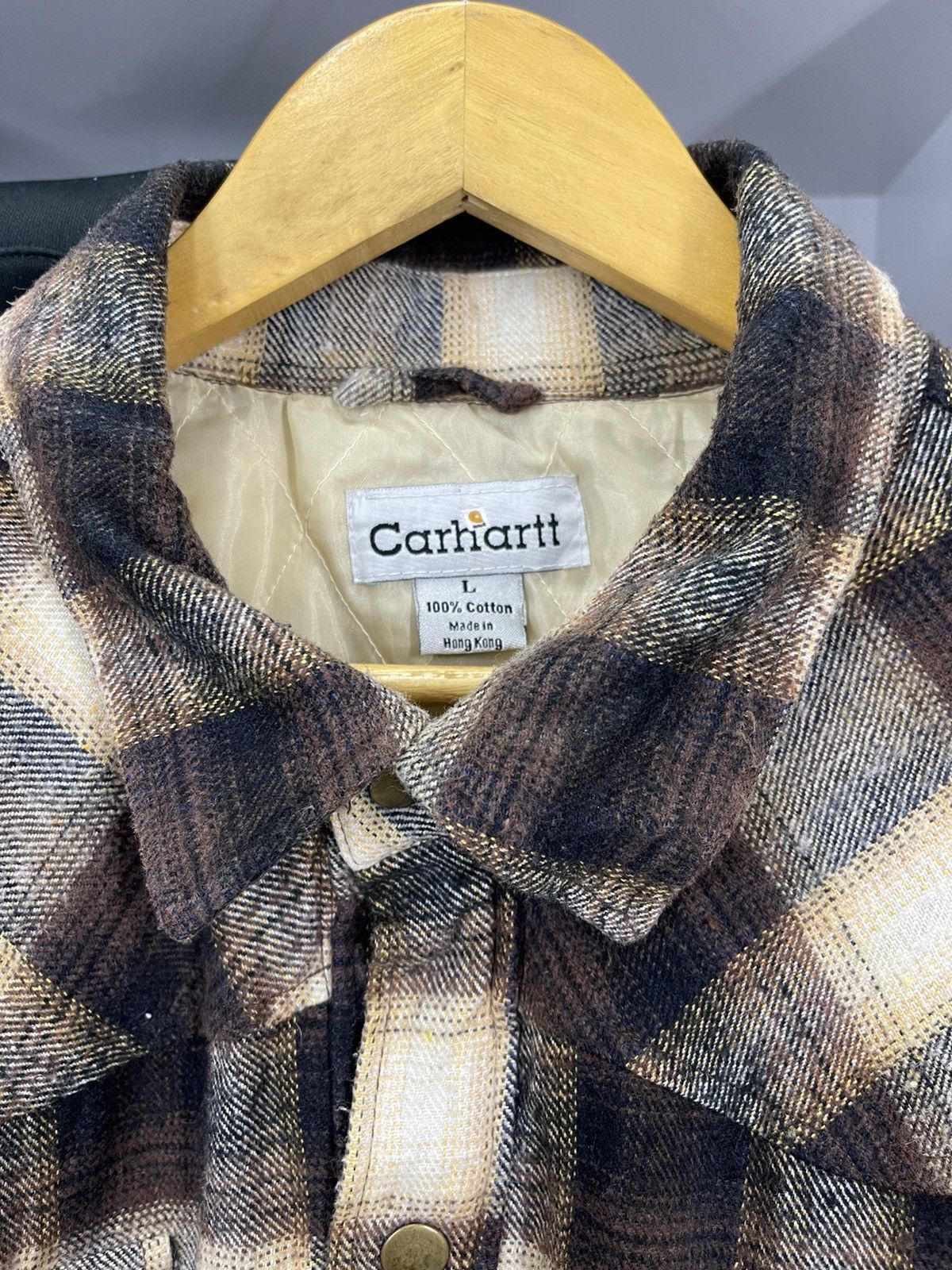 Carhartt CARHARTT WOOL FLANNEL SHIRT Size US L / EU 52-54 / 3 - 4 Thumbnail