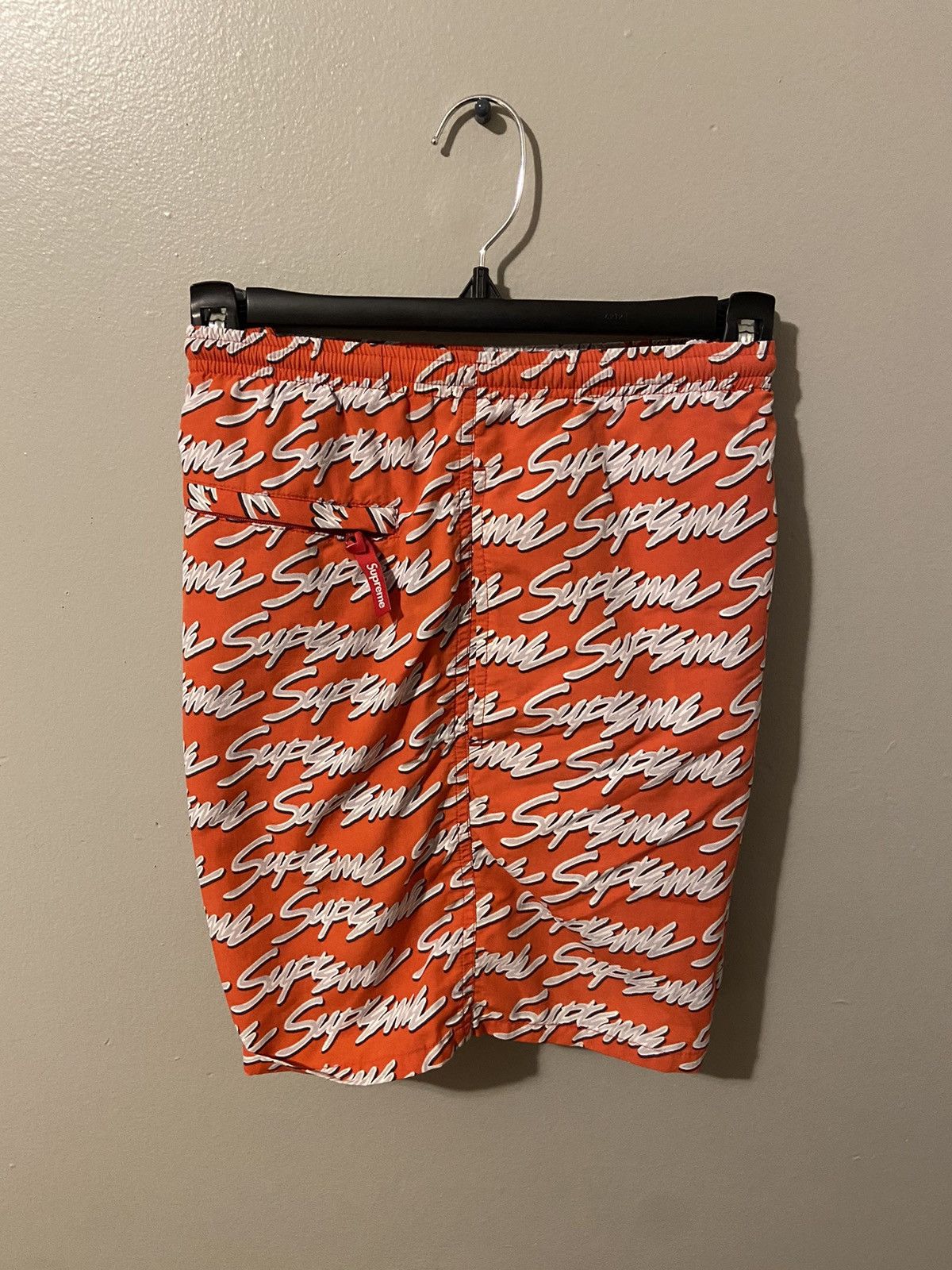 Supreme Supreme Signature Script Logo Shorts/Swim Trunks Size US 28 / EU 44 - 2 Thumbnail