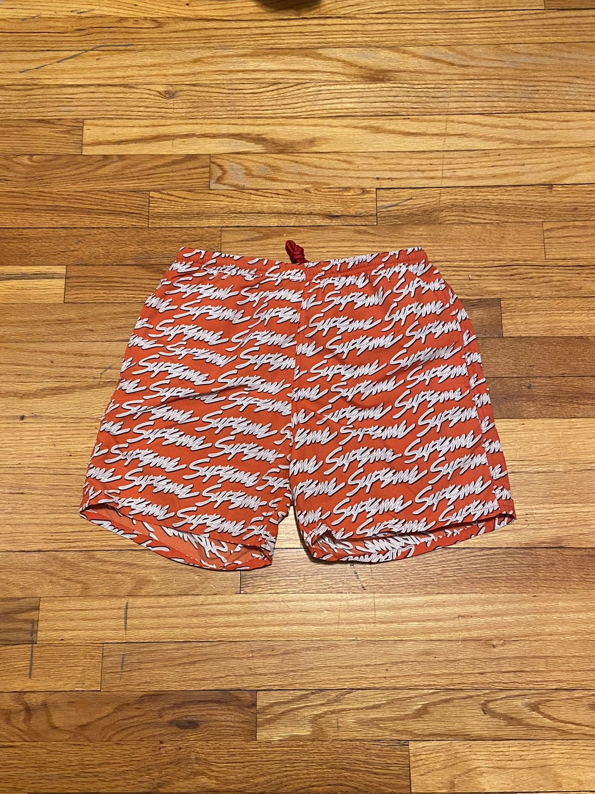 Supreme Supreme Signature Script Logo Shorts/Swim Trunks Size US 28 / EU 44 - 3 Thumbnail
